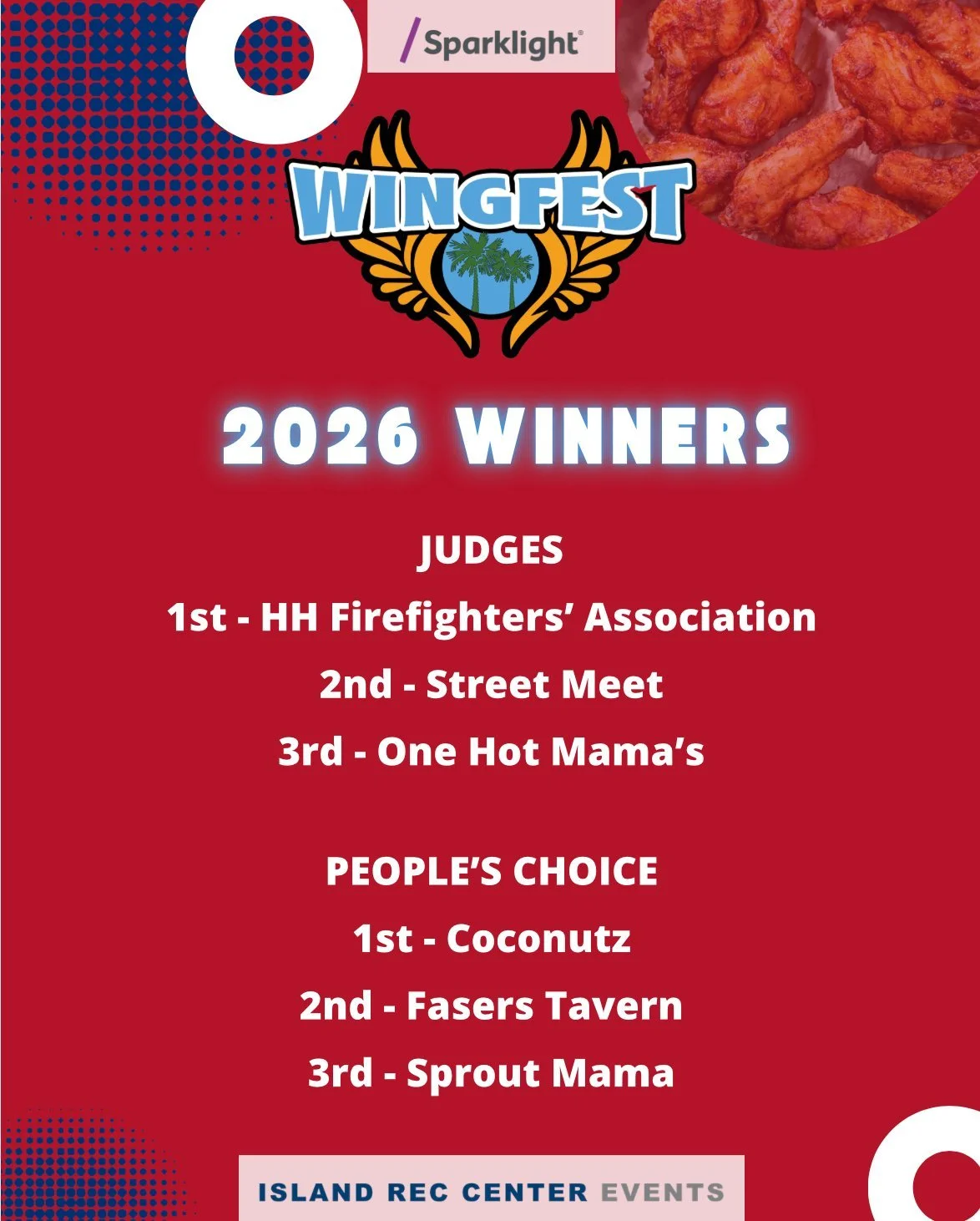 A terrific day at WINGFEST! Congrats to all the winners and huge thank you to all the staff, volunteers, and patrons who made this day deliciously successful! 🔥 🍗