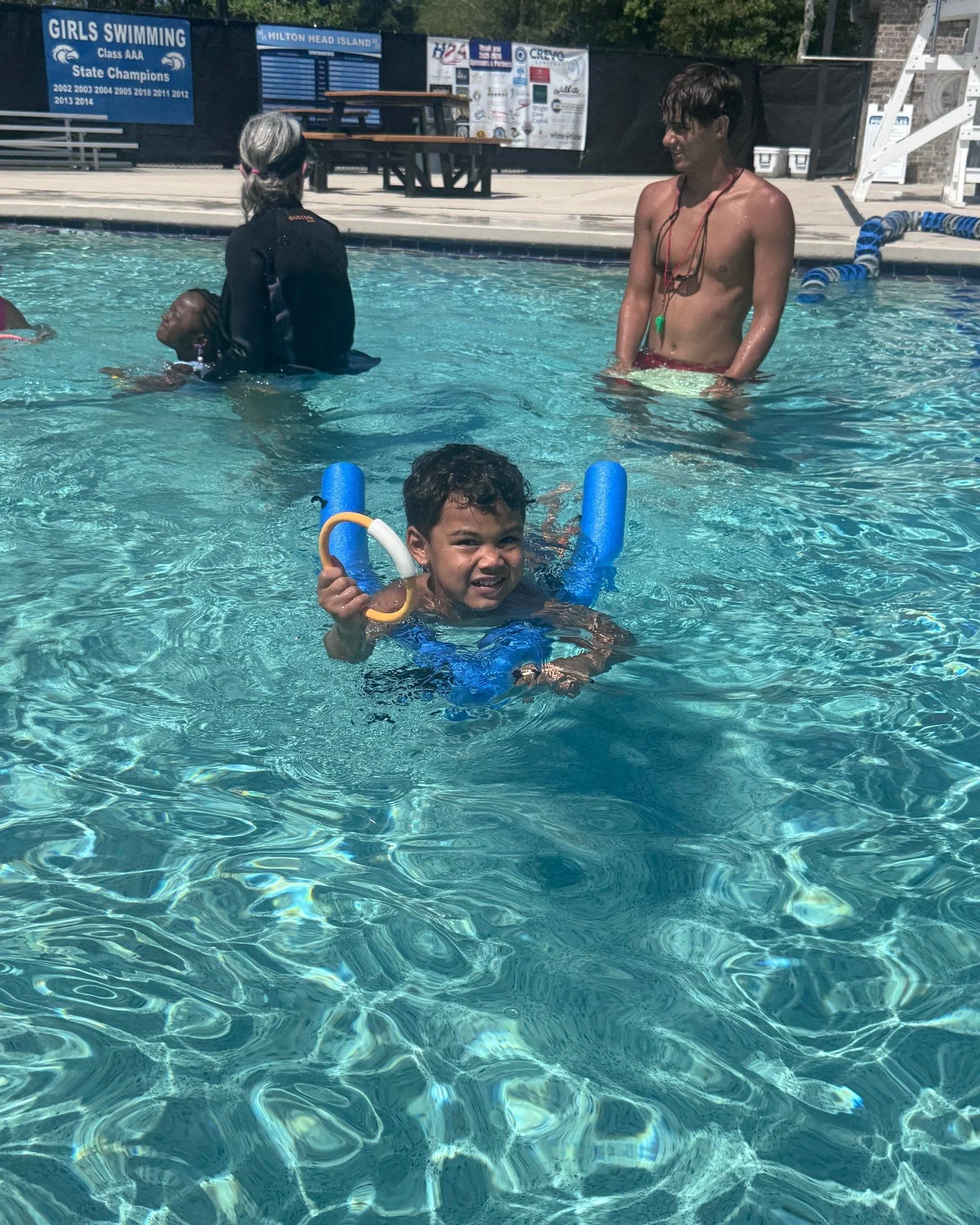 Splashing, smiling, and building confidence 💙 
Discovery Club had a blast in the pool while learning to swim (an important life skill)! We love seeing our kids become more comfortable and confident in the water.