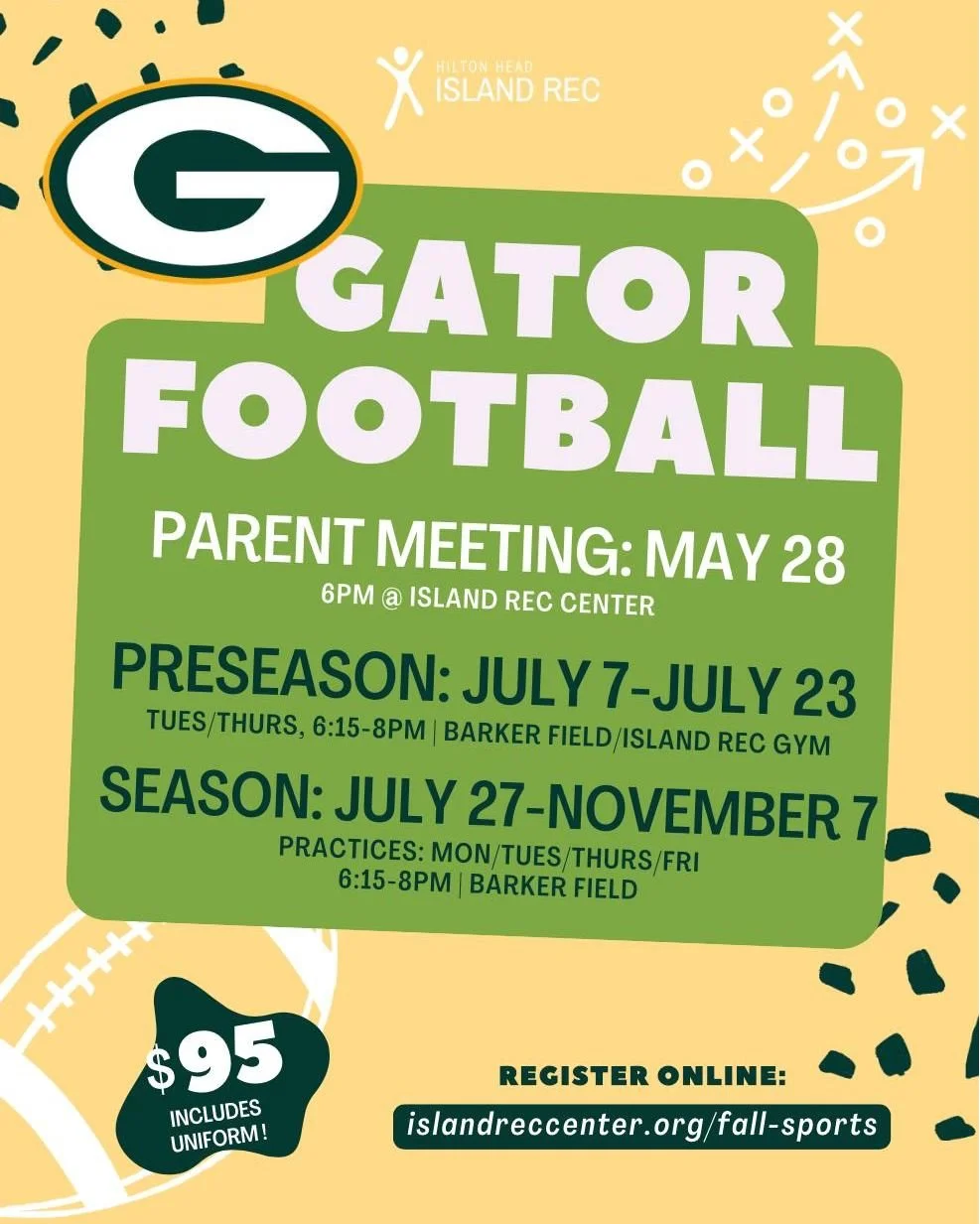 🚨 🐊 Join us this Thursday night to learn more about the upcoming Gator Preseason and League! islandreccenter.org/fall-sports