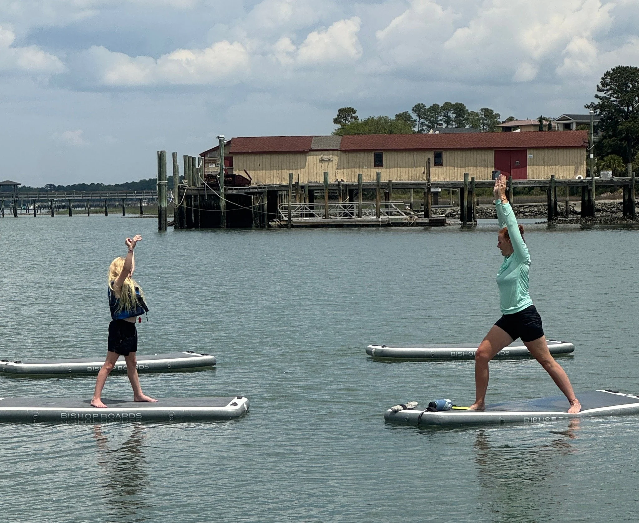 Just added! Stand Up Paddleboard will begin on June 12th. This unique experience takes your yoga practice off the mat and onto the water, where the natural movement of the tide becomes part of the class itself. Balancing on a paddleboard sharpens you