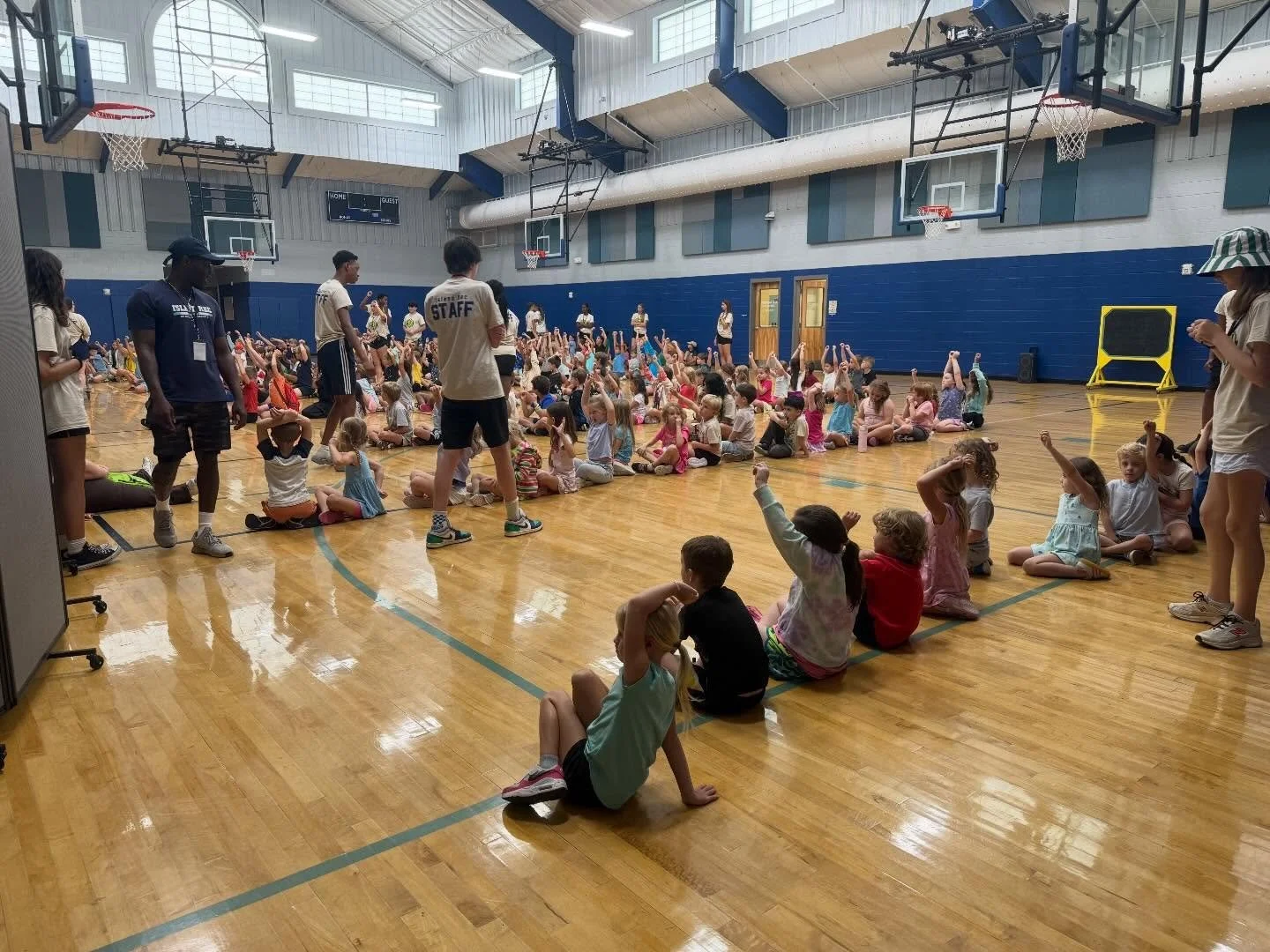 Sweet, sweet summertime! First day of All Day Camp and Jesse Eddy Basketball 🌞 🏀
