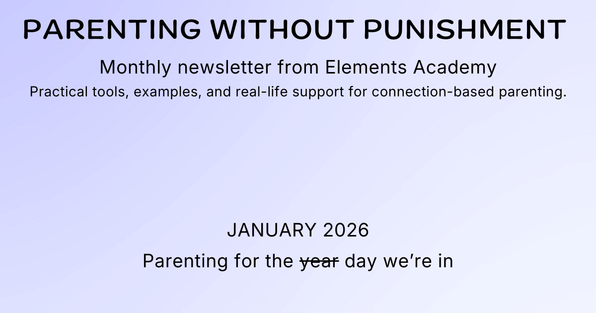 Parenting Without Punishment