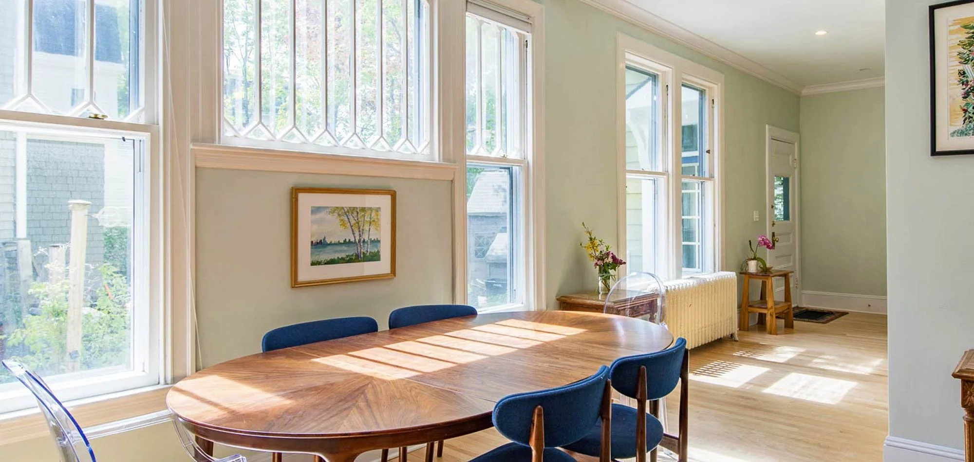 Juniper Design Build's West End Color remodeling project dining room