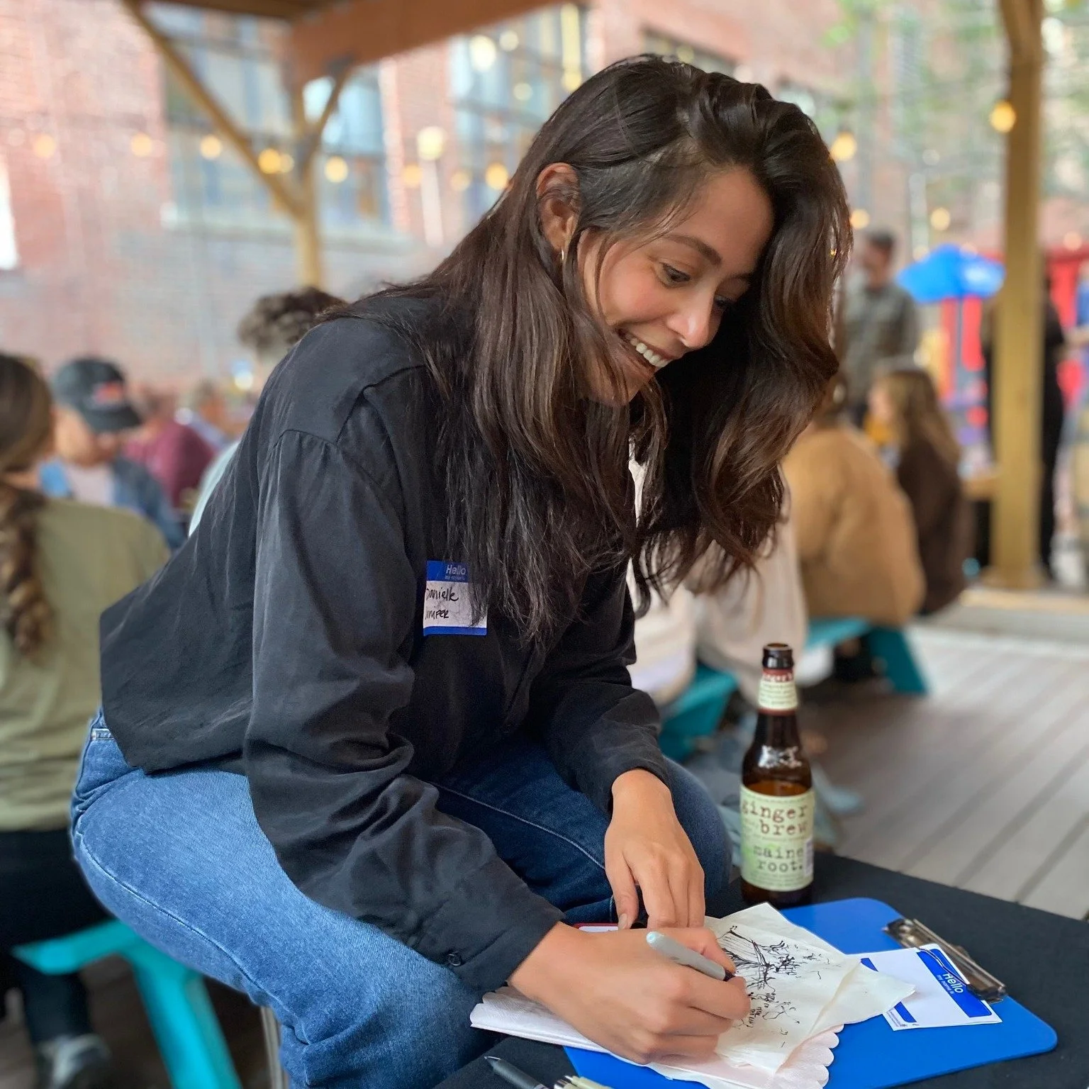 Drink + Sketch hosted by @mainehomedesign last week at @novareresbiercafe. How can we not love this annual event?!? Designing and beer with our friends and colleagues on a wonderful September evening! Here are a few of Juniper's team members –
