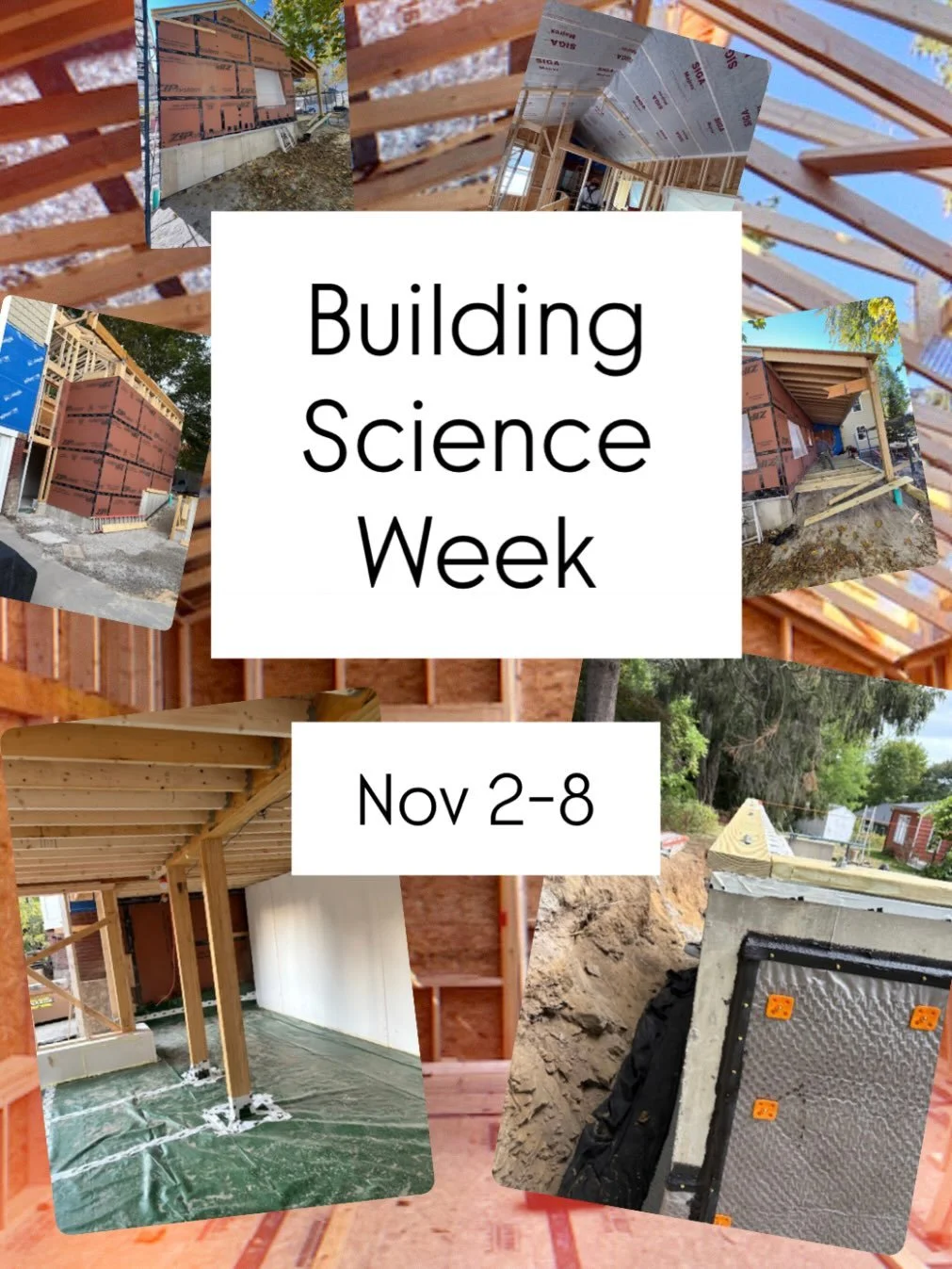 Building Science Week is coming! (Nov 2-8)
We’re teaming up with @passivhausmaine next Thursday, Nov 6 to host a high-performance retrofit site walk in Portland!
See how we tackle:
 ➡️Foundation waterproofing & drainage
 ➡️Framing for pro