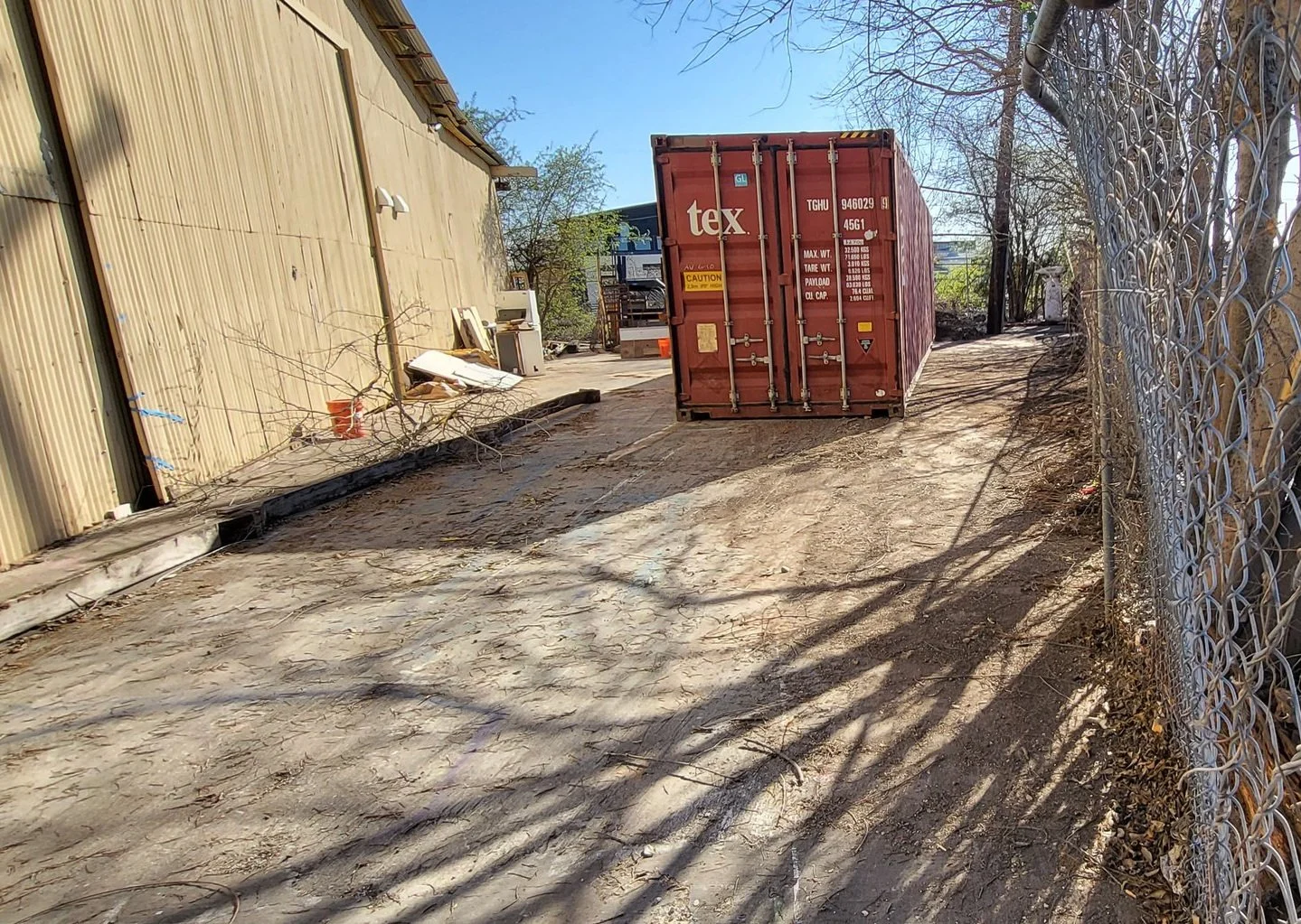 You may have noticed that our new neighbors have already started to move in… (Special thanks to the emergency volunteer crew that helped clear the patio the night before it arrived!)
