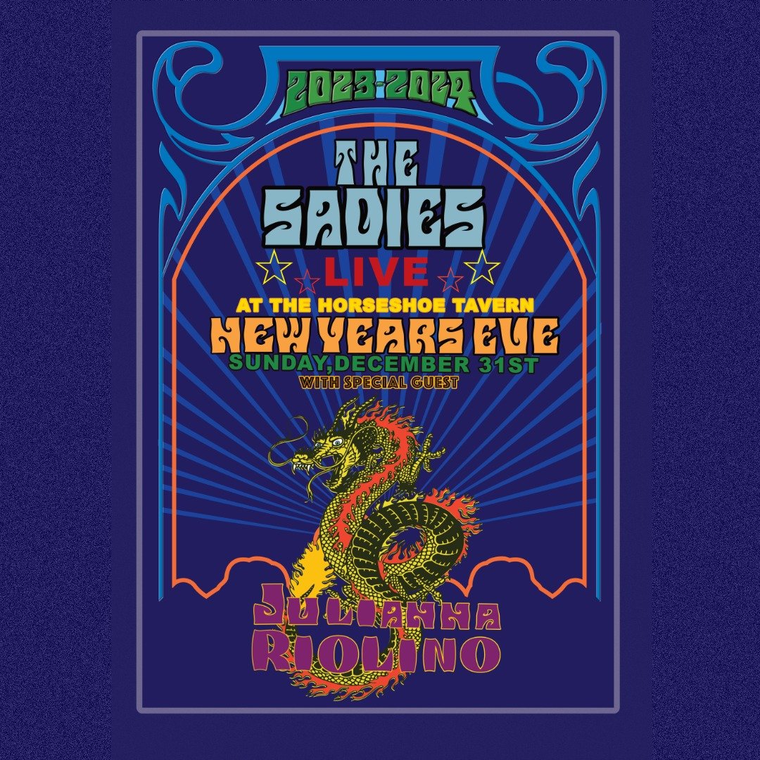 We are thrilled to announce that The Sadies will be playing their annual New Year&rsquo;s Eve show at the @horseshoetavern. This year their special guest is the amazing @juliannariolinoofficial. Tickets on sale now!  https://www.showclix.com/tickets/