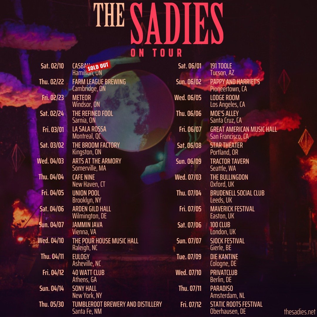ICYMI the Sadies are heading out on tour...hopefully, we will see you soon!. Tickets at thesadies.net/tour (link in bio)