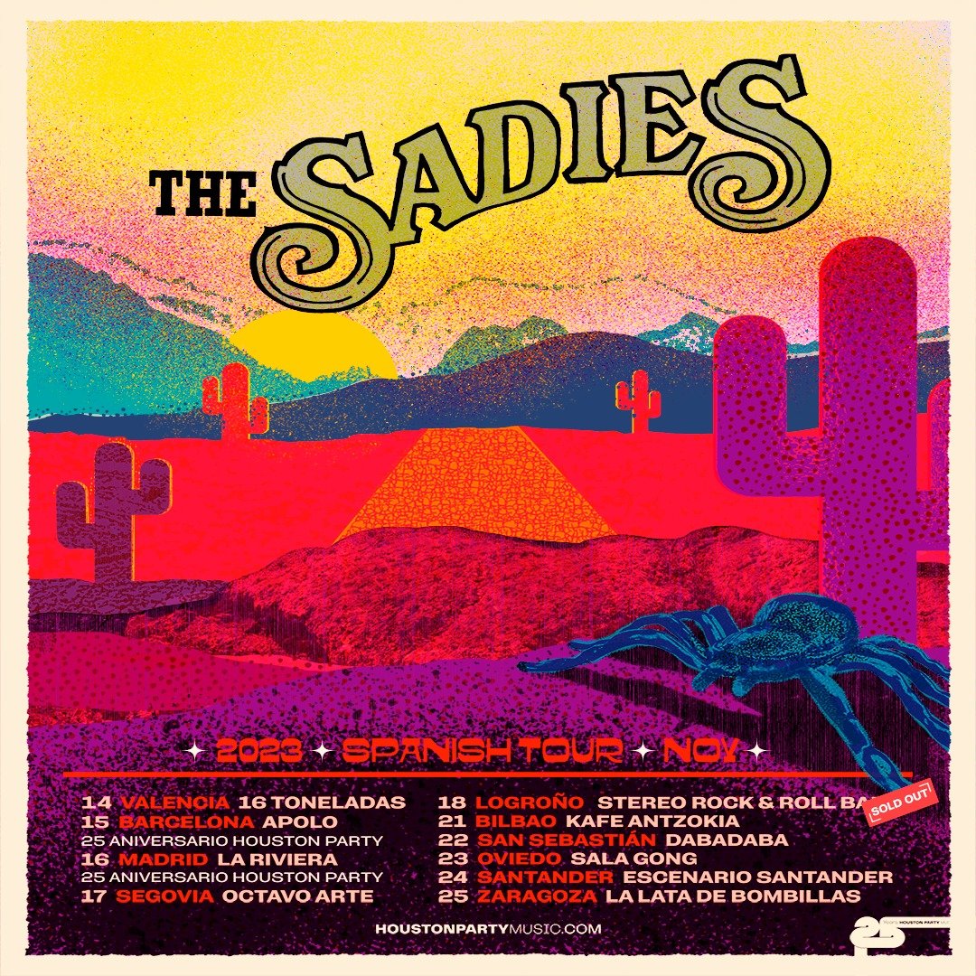 The Sadies will be in Spain for 10 more shows on this tour.
Logrono is already sold out. Don't miss your chance on the rest of the dates!
Thank you to everyone who has come out so far and supported us.