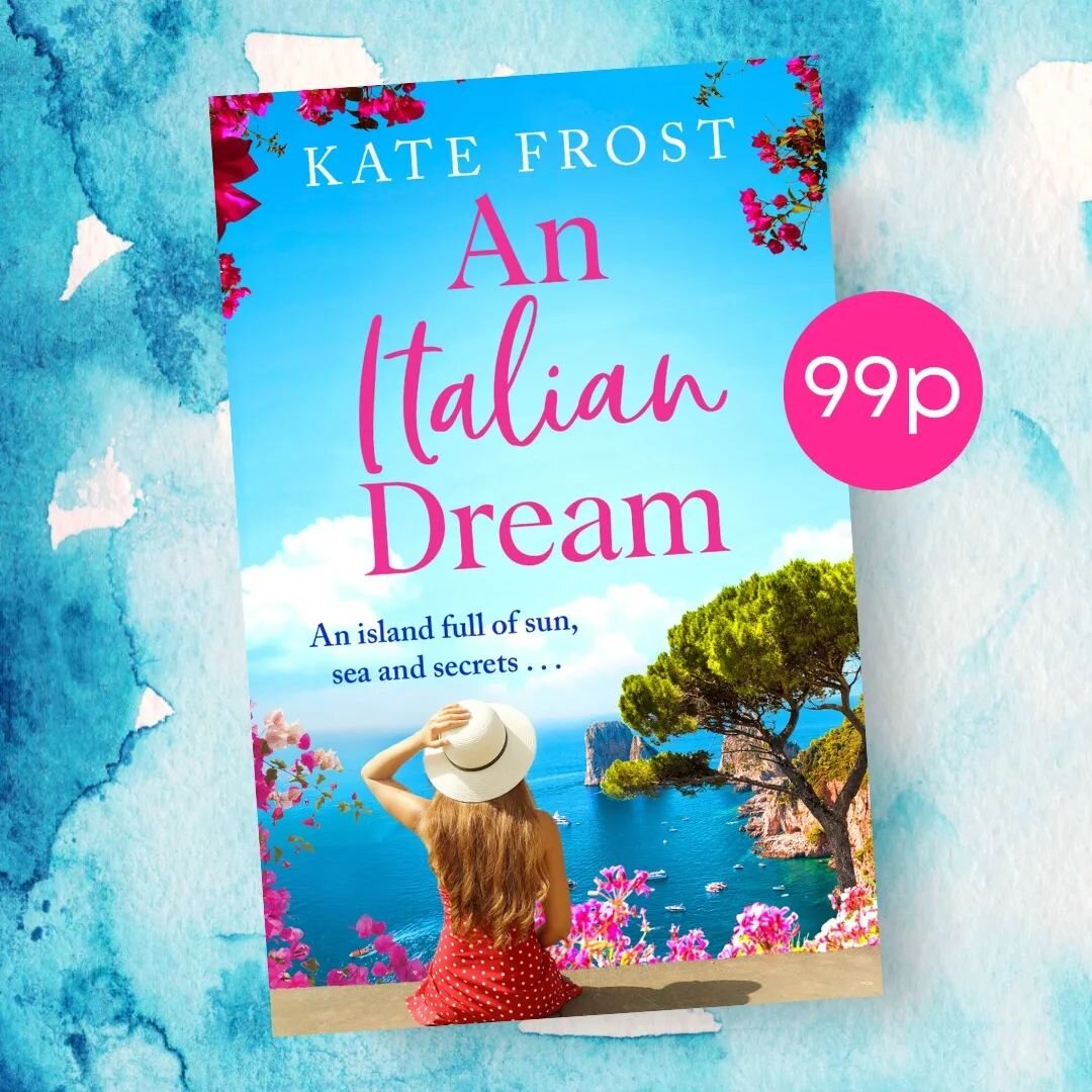 An Italian Dream is currently on offer at just 99p! It's also a Bookbub deal today so a bargain in Canada, Australia and India as well as the UK. 

'Uplifting, emotional and compelling, Kate Frost's enjoyable new novel An Italian Dream should be on e