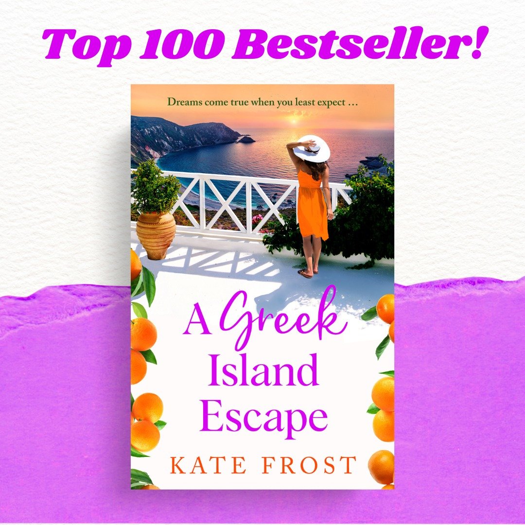 A Greek Island Escape is my fifth book (and fifth published with wonderful @theboldbookclub) to make it into the UK Kindle top 100. Over the moon! 

Thank you Team Boldwood, and everyone who has read and said such lovely things about it. 💜

#agreeki