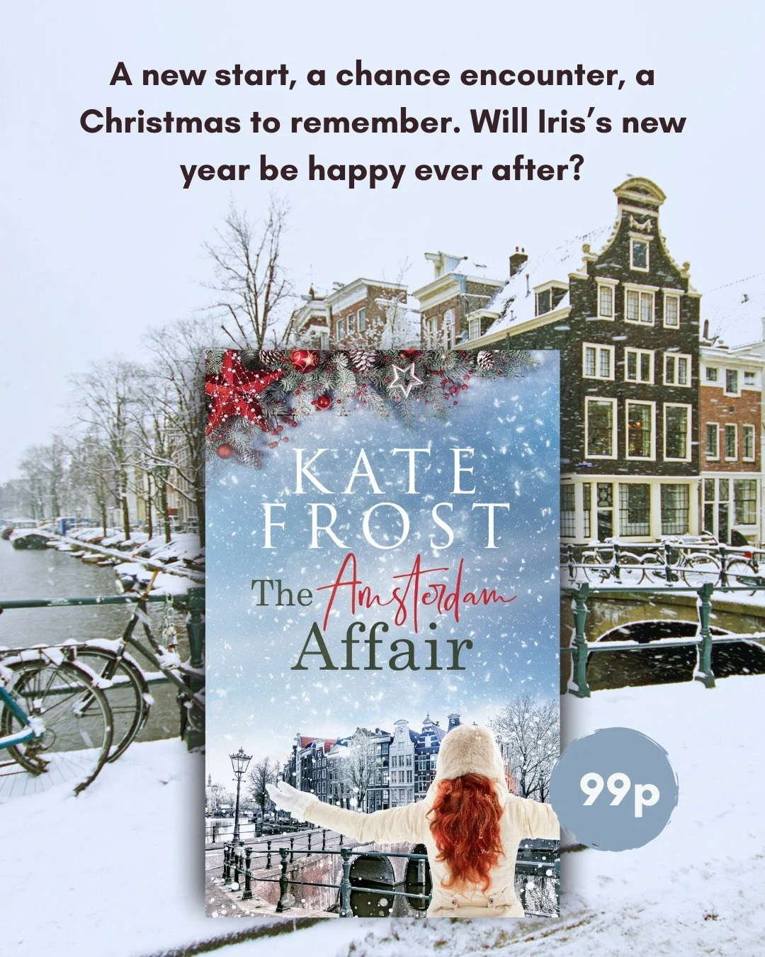 There's nothing better at this time of year than getting cosy with a good book... 

When Iris Greene's boyfriend surprises her with a romantic dinner at their favourite restaurant, she's expecting a proposal, not a move to another country.

But Amste