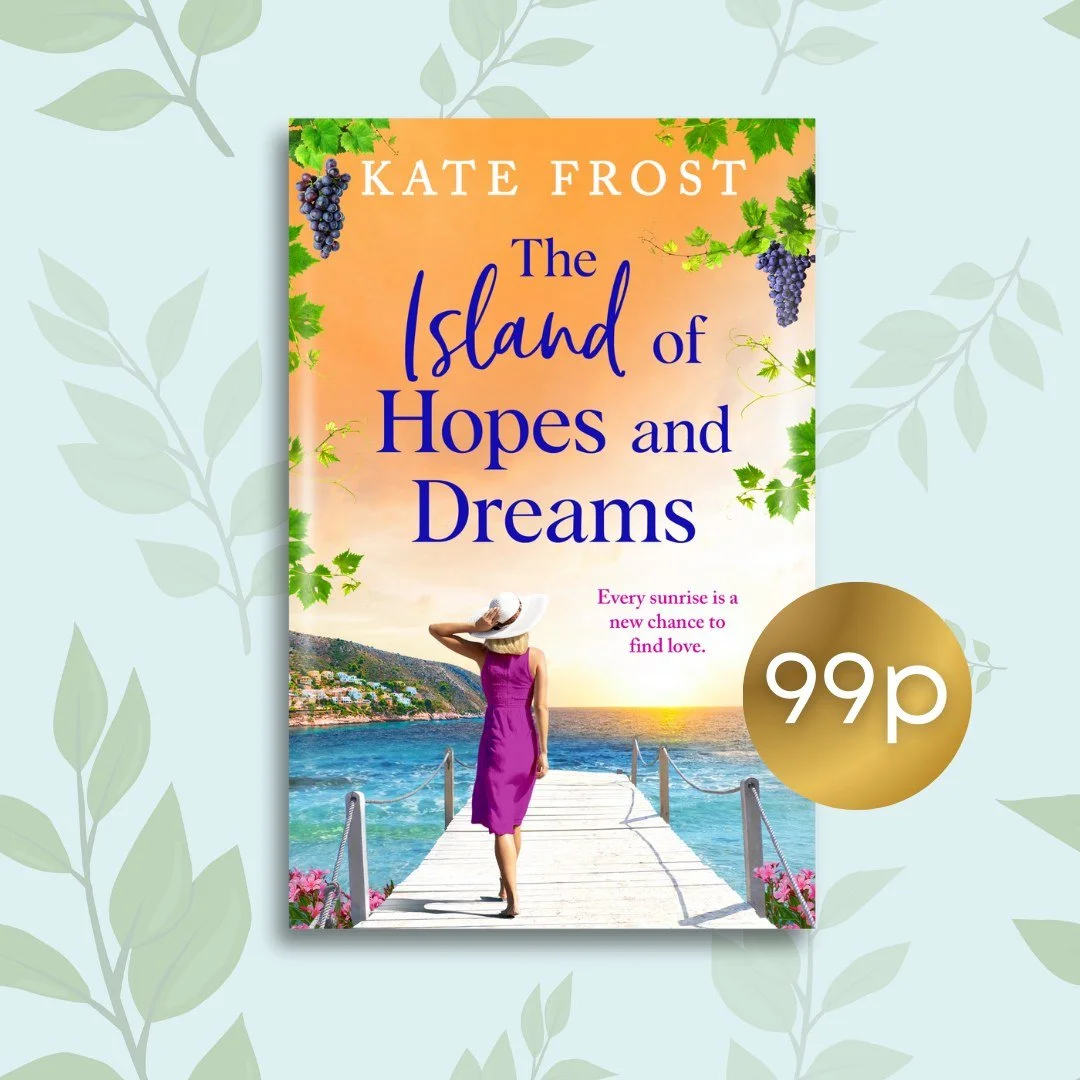 'Pure escapism. I loved being transported to Sardinia and Kate Frost captures the essence of a place so well that if you haven&rsquo;t already visited, it will jump onto your bucket list.' ⭐⭐⭐⭐⭐

The Island of Hopes and Dreams is currently in a Kindl