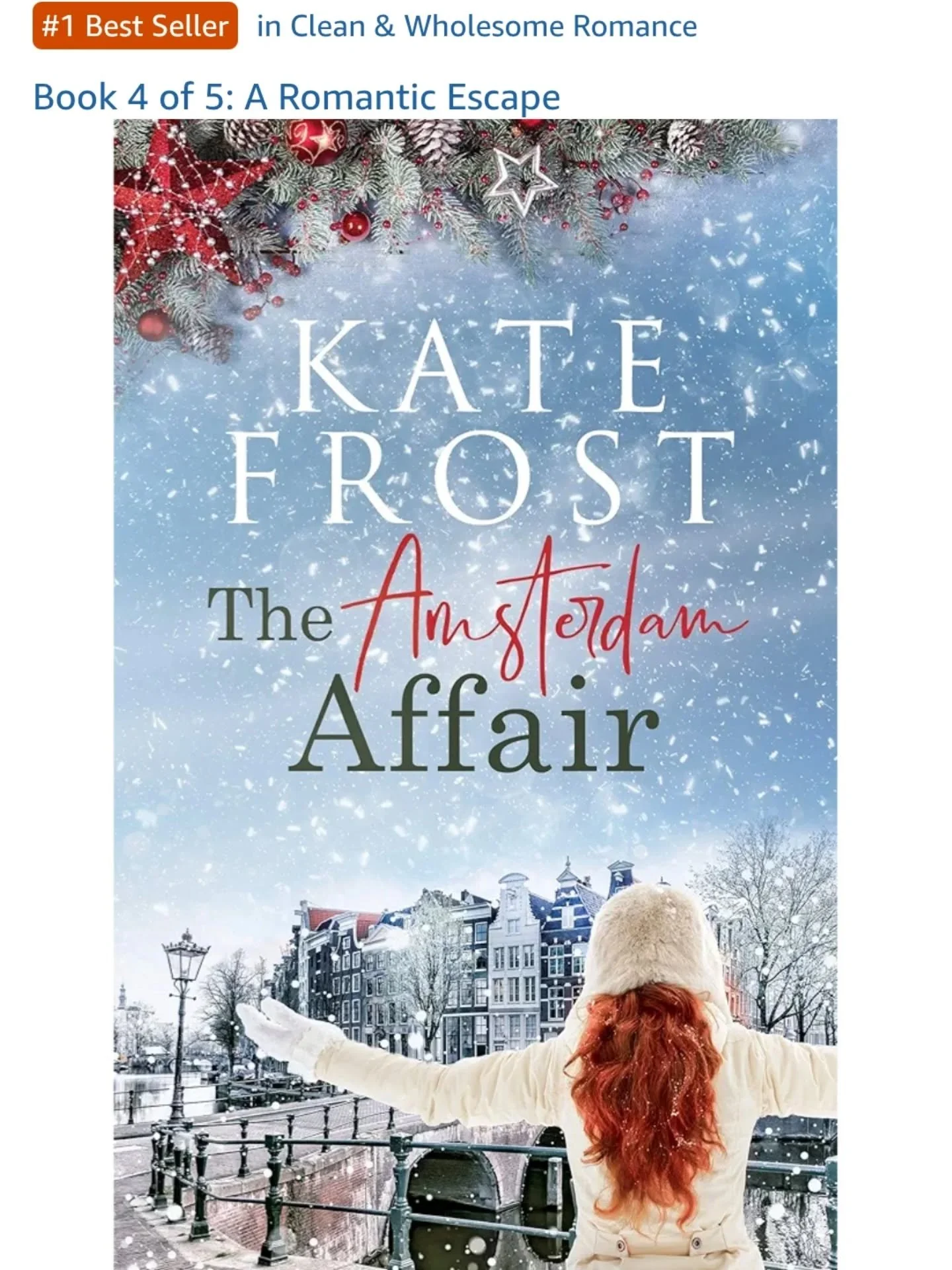 Thanks to a Bookbub promotion yesterday, The Amsterdam Affair has shot up the Kindle charts and is flying a bestseller flag in the UK, Canada and Australia. ✨

It'll be just 0.99 for a few more days. 🎉

'This is one of my favourite winter reads. The