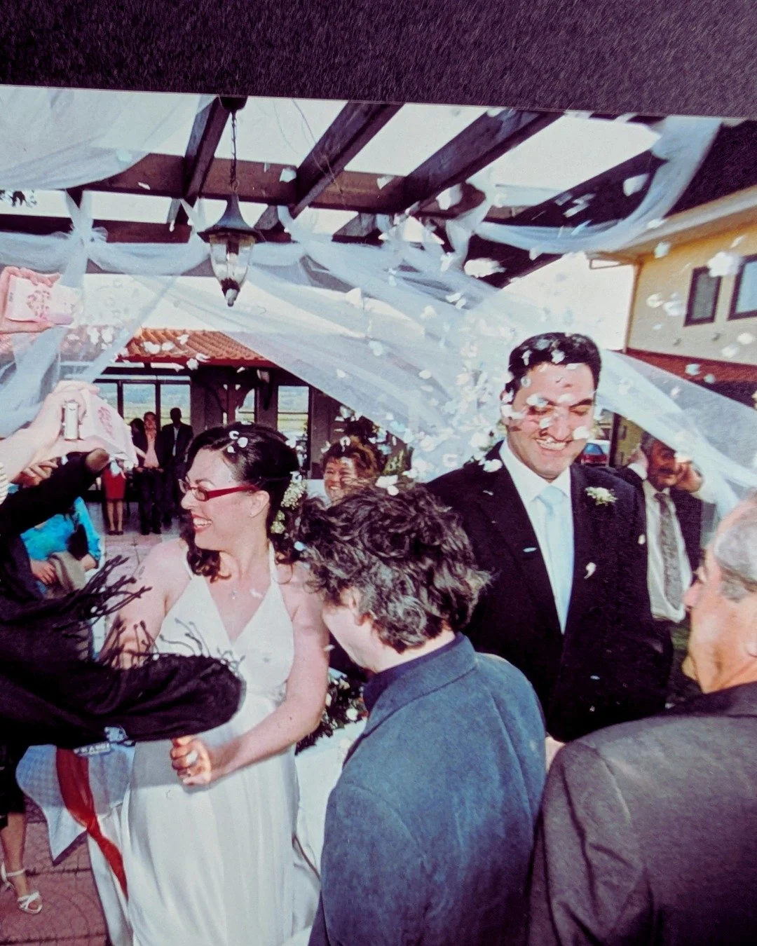 There have been a handful of weddings featured in my books, most notably in The Island of Hopes and Dreams, The Birdsong Promise and An Island Promise, but my own 18 years ago today was the craziest of them all when on the morning of our wedding we d