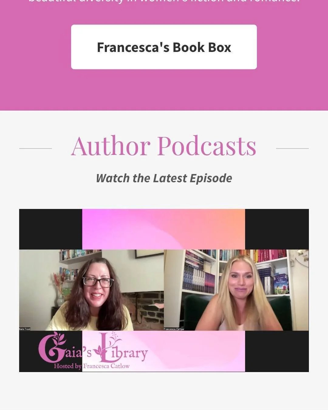 I'm so grateful to @francescacatlowofficial and @gaiaslibrarybookclub for choosing A Love Like No Other for their May surprise box box. 

It was wonderful to chat to Francesca last month on a subject that's close to both of our hearts and one that sh
