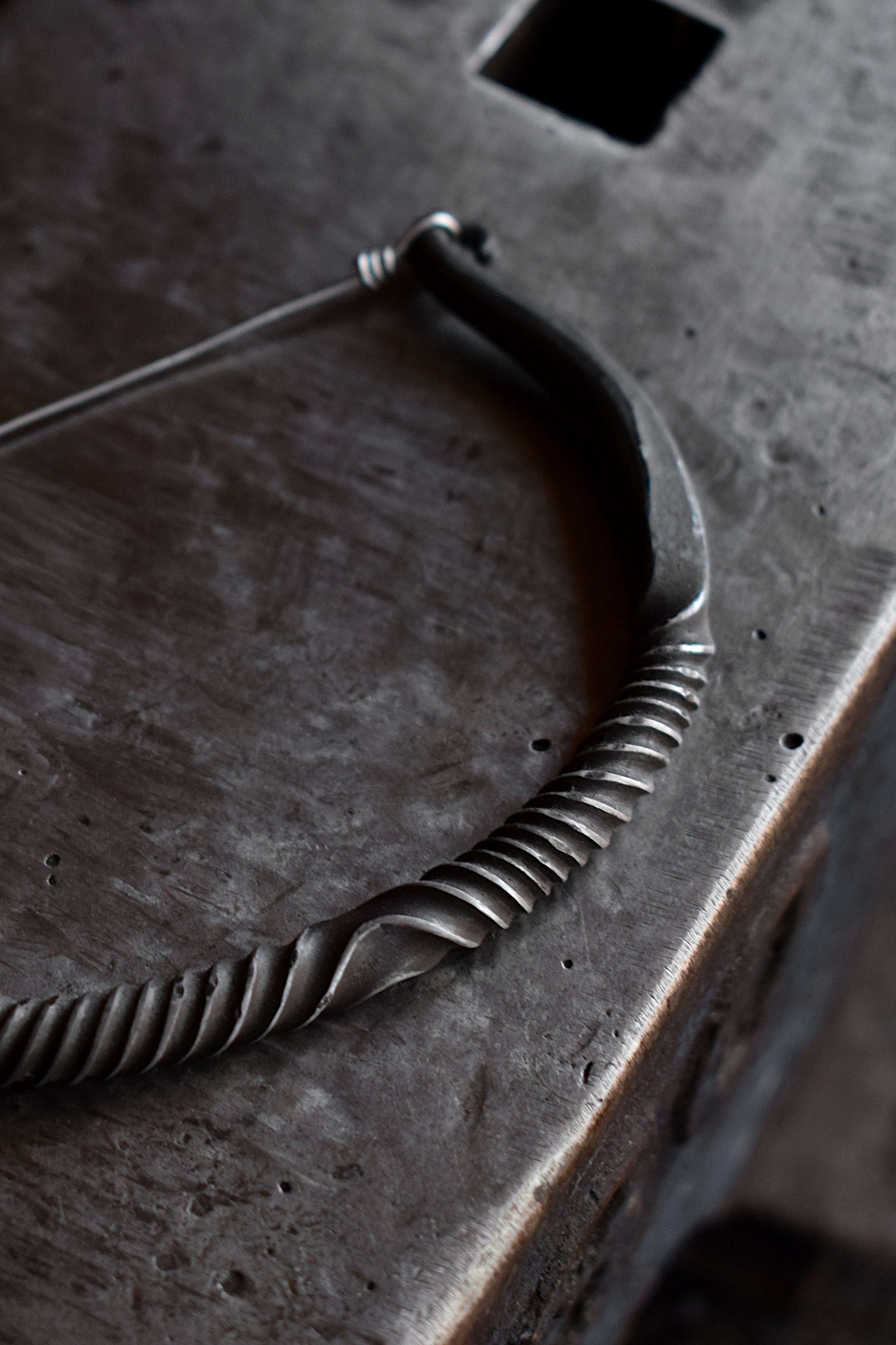 Handforged cheese wire