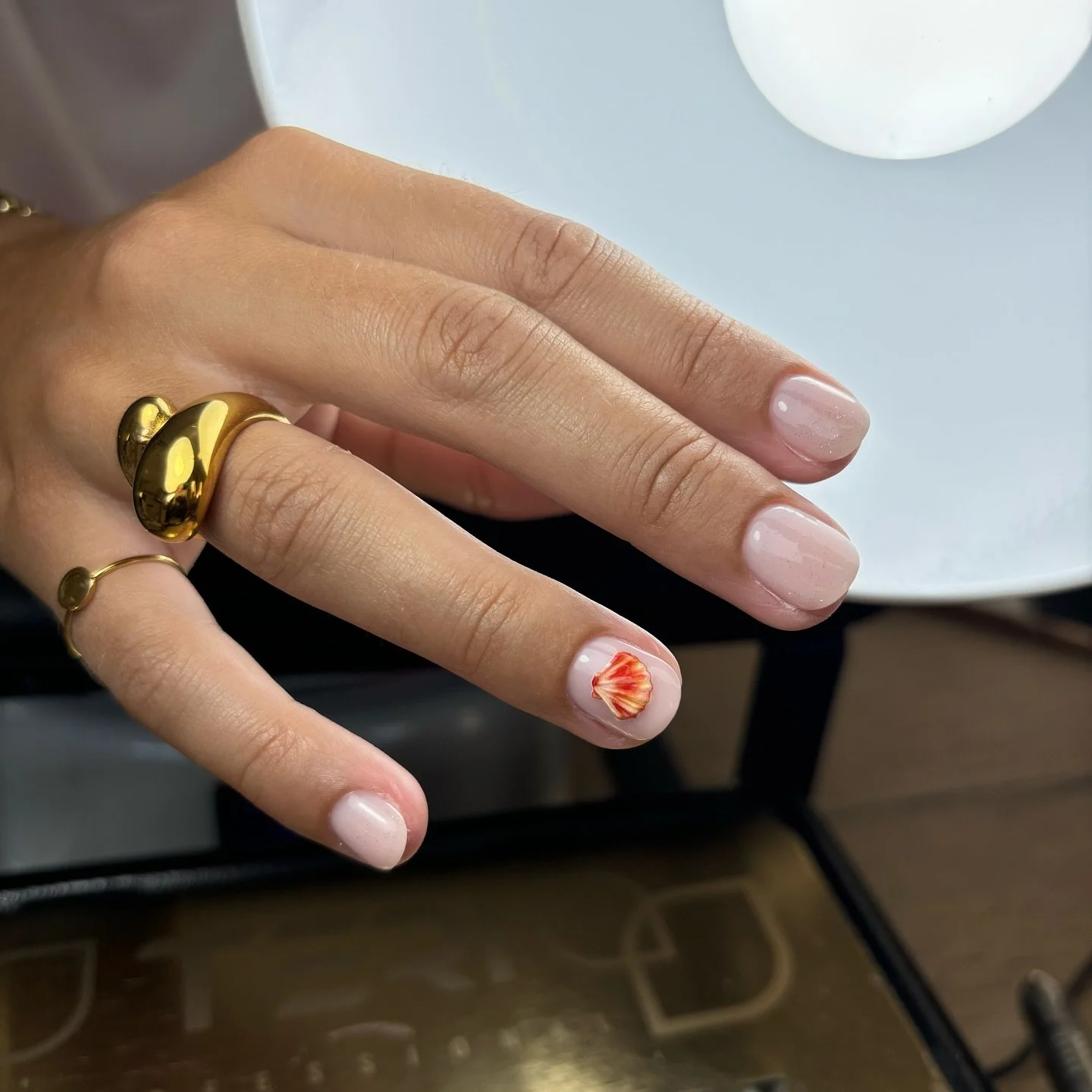 Nieuwe buildergel kleur 74 met een 3D schelp 🐚 🩷