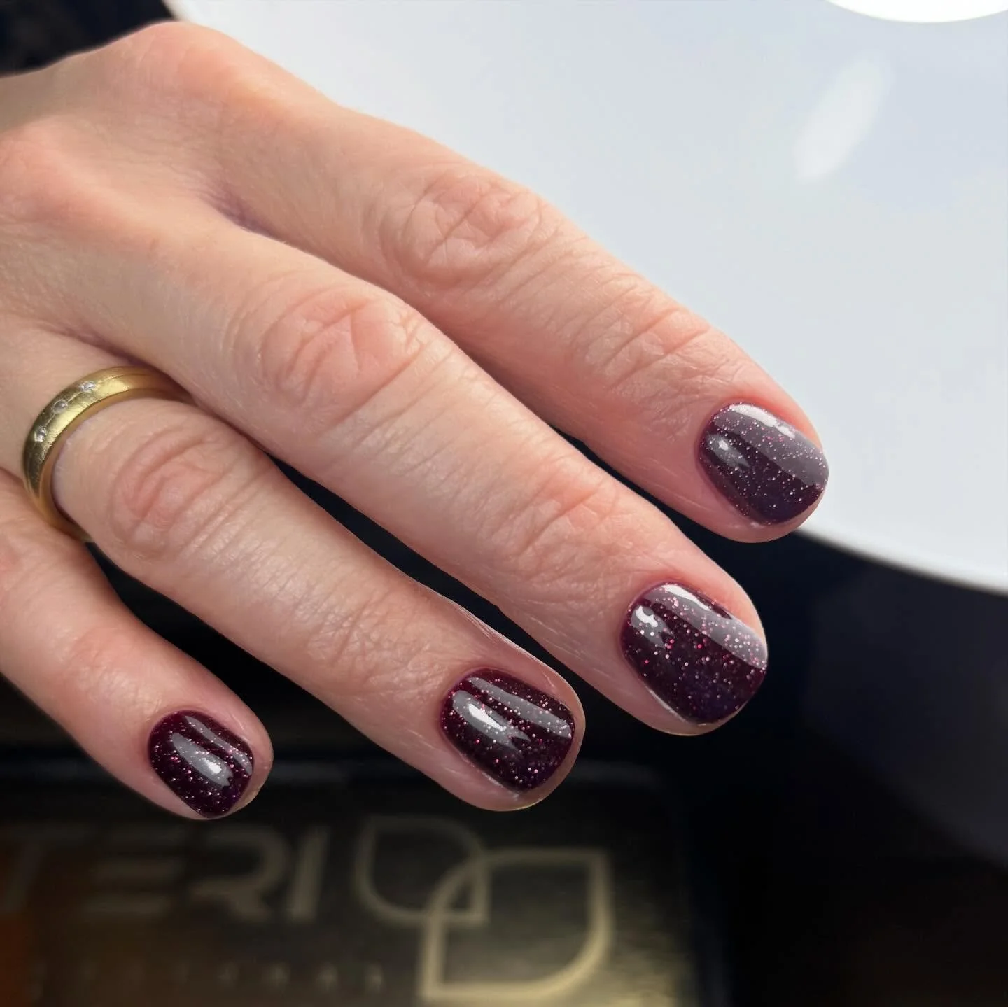 Niet de standaard kerst nagels maar mega gaaf geworden! 🌌