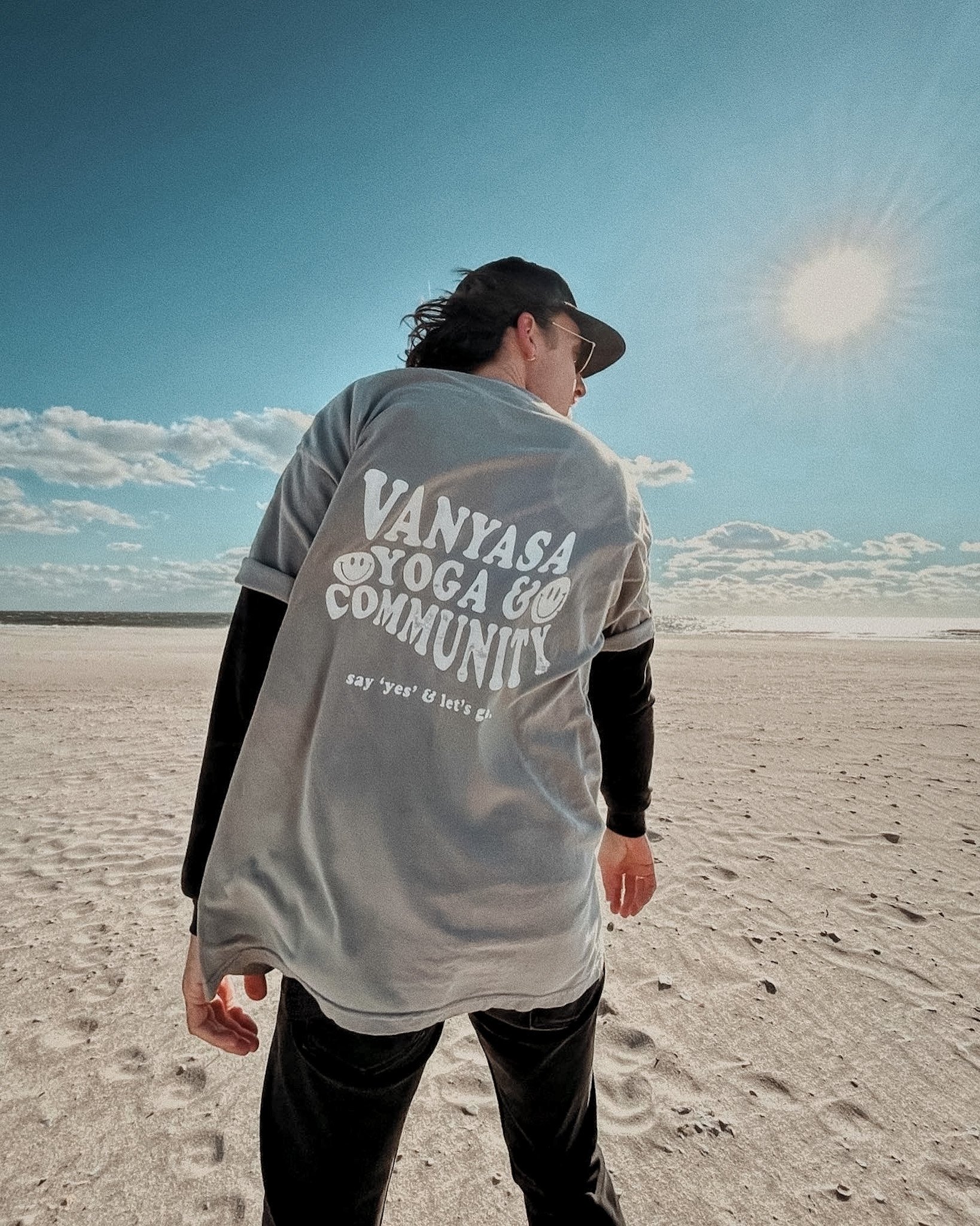 Gray Vanyasa Tee