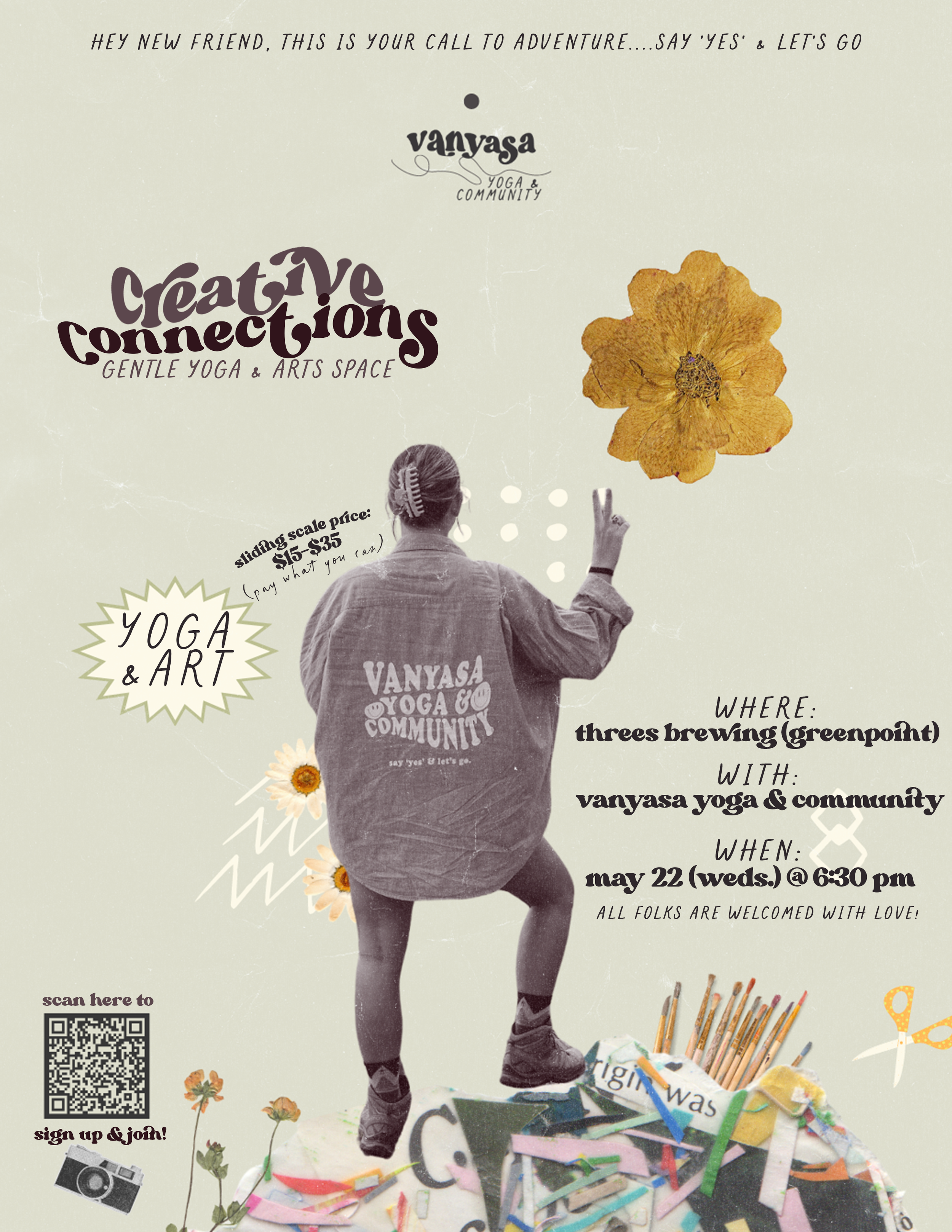 Creative Connections (Threes Brewing, Greenpoint Brooklyn)