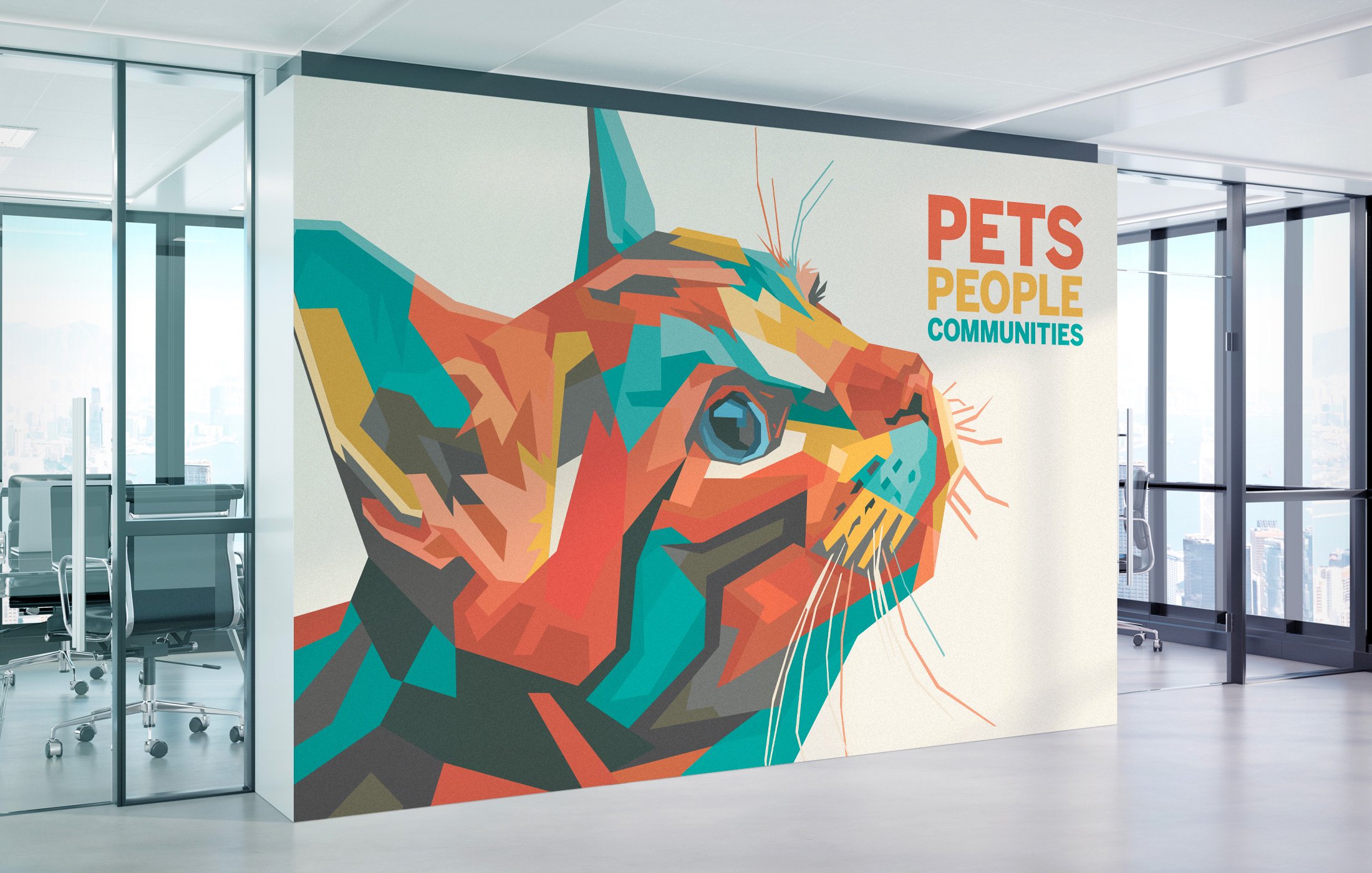 Innovetive Petcare Wall Mural