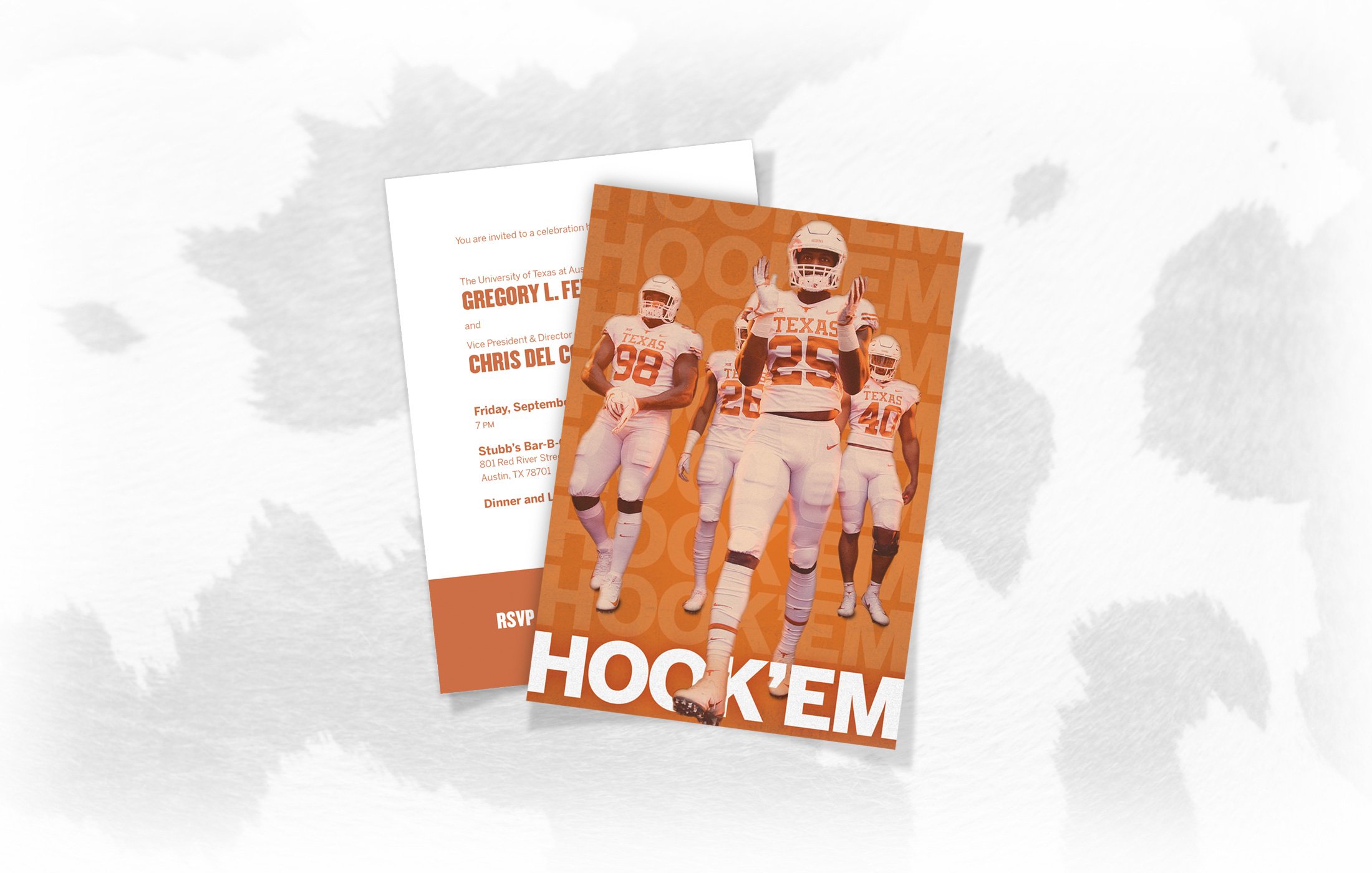 UT vs LSU Party - Invitation