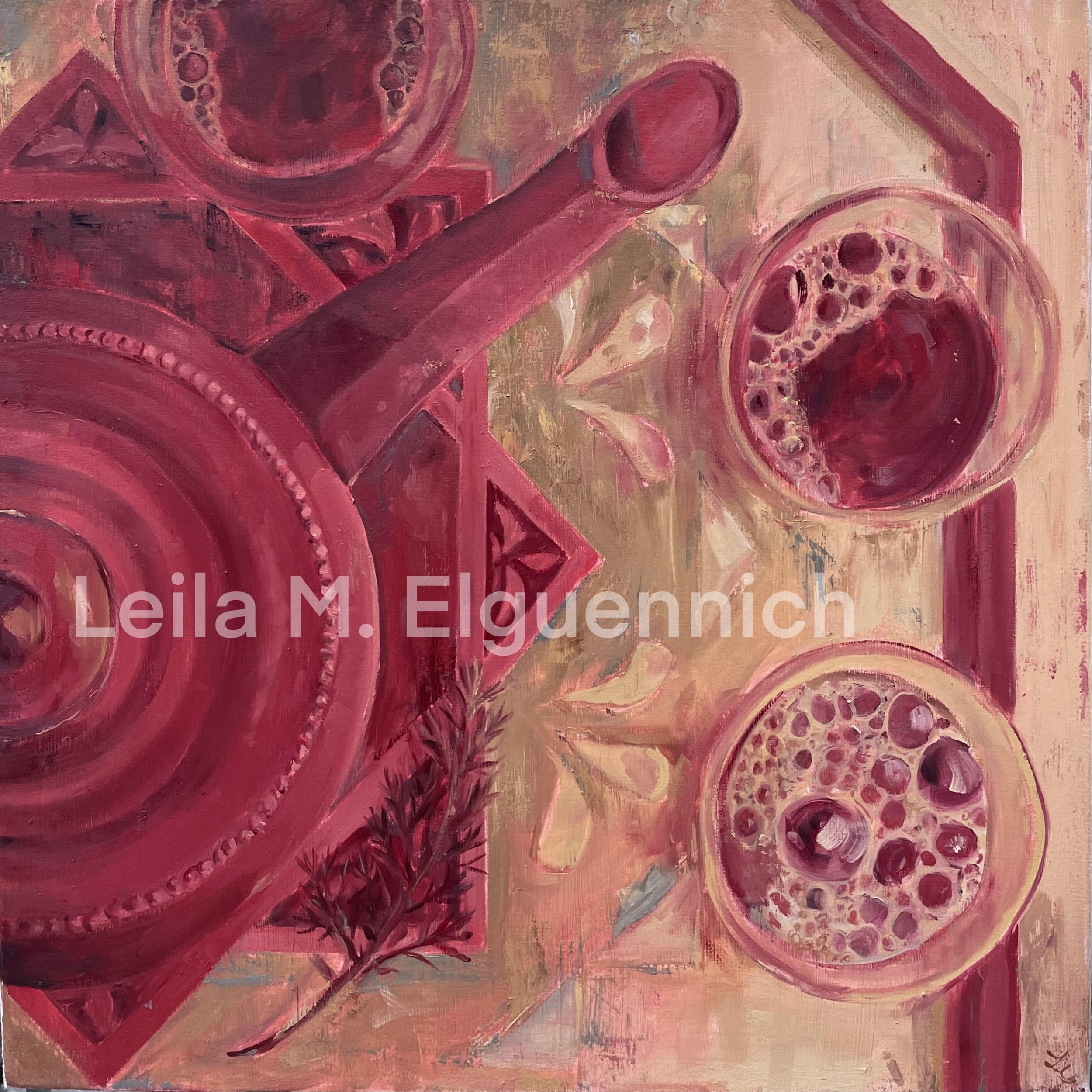 "Manik Antguit" (2/2) 28"x28" 2024