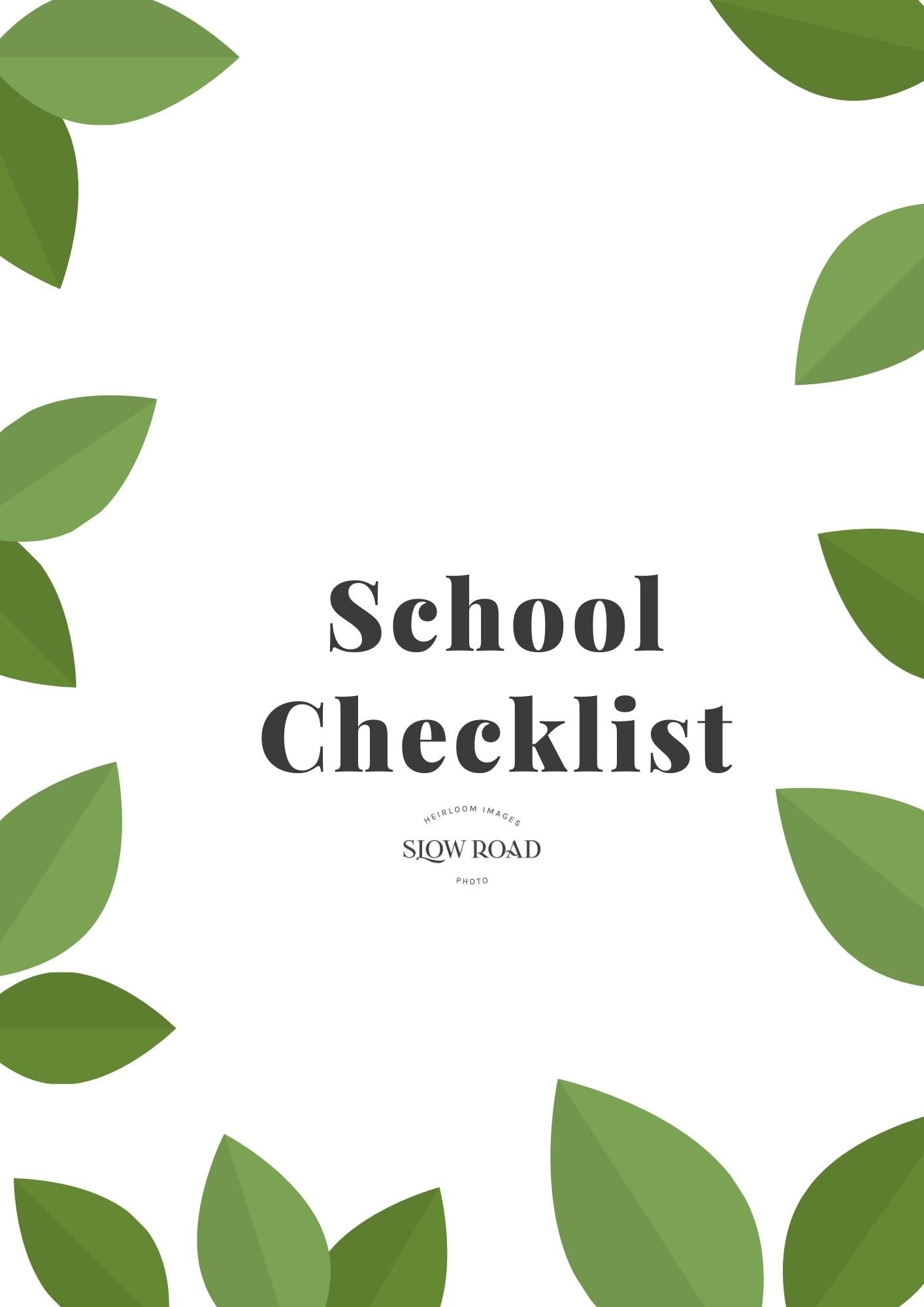 School Administration Checklist