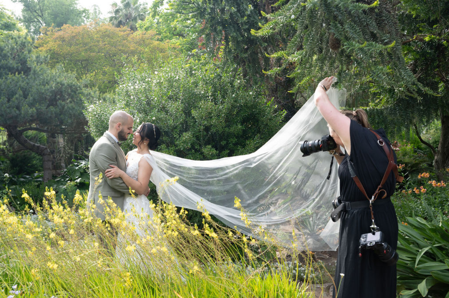 Wedding photos at Land Park