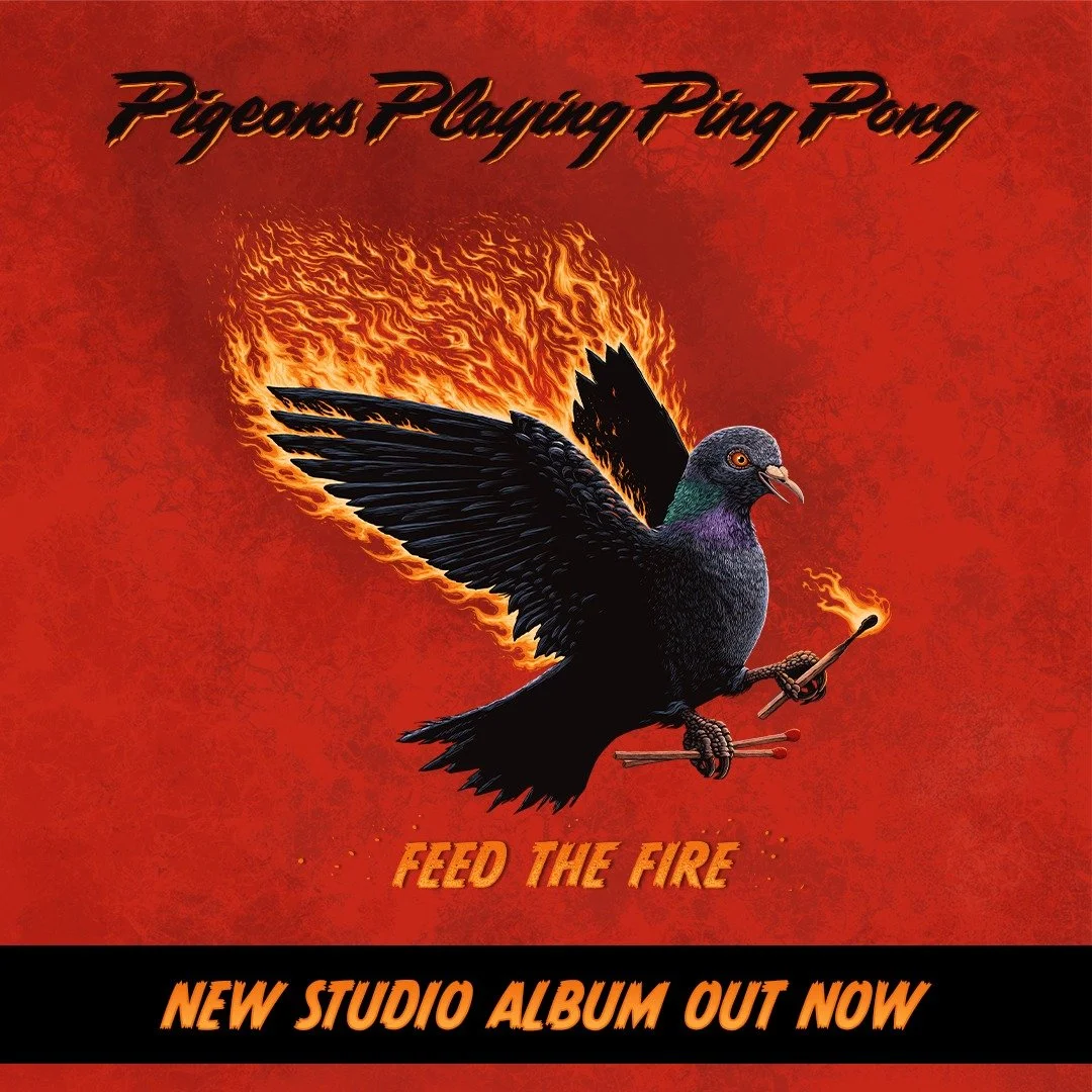 Brand spankin' new heat alert 🔥

@pigeonsplaying just dropped their brand new album Feed the Fire today, and we're lit up about it! This record is smokin&rsquo; hot from front to back - the perfect warm-up for what&rsquo;s about to go down at the Ra