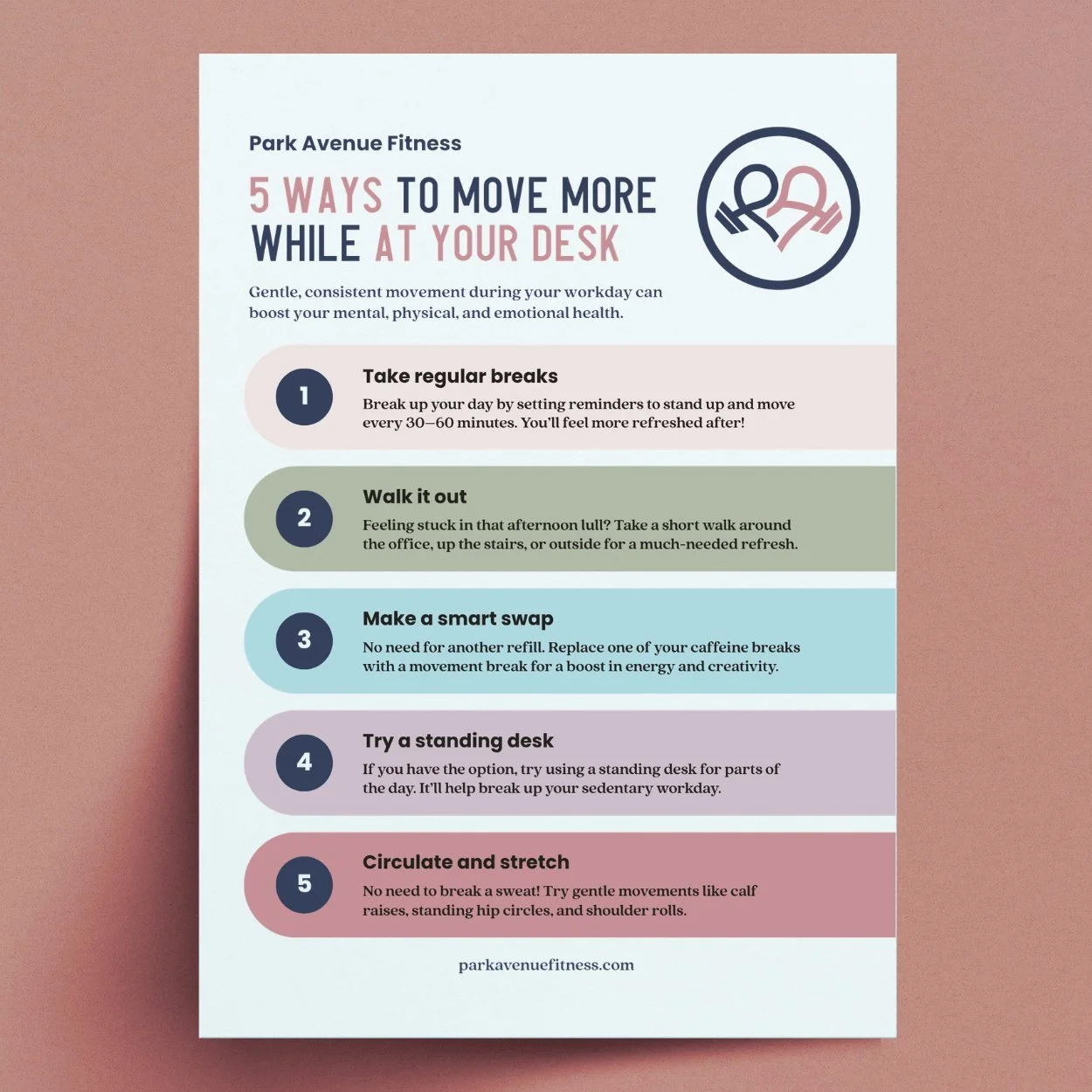 5 Ways to Move More While at Your Desk