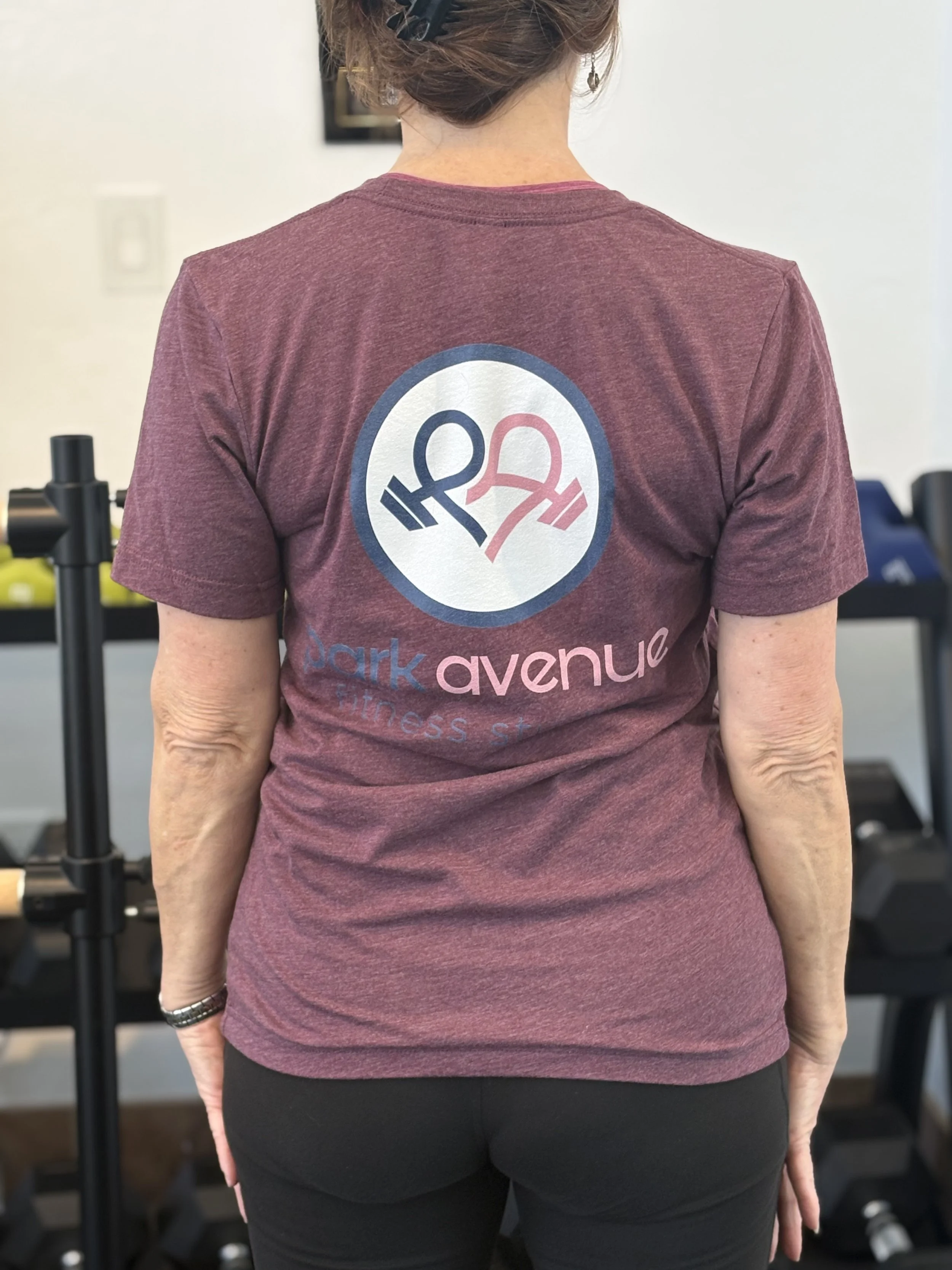 Unisex Tri-Blend T-Shirt Crew Neck with White Lettering