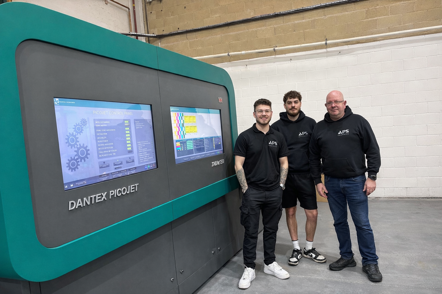 Dantex PicoJet supports APS Graphics’ strategic
expansion into digital labels