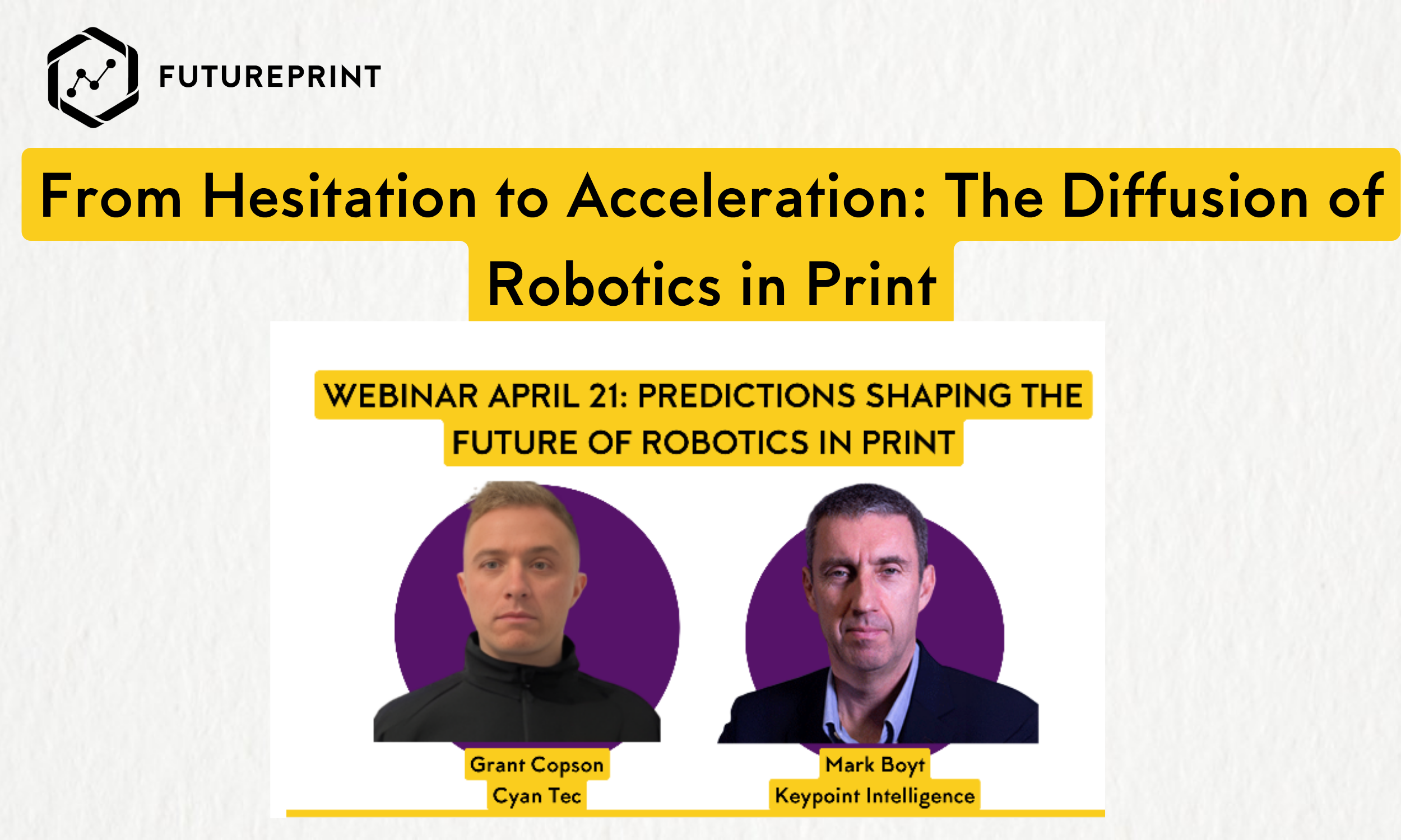 From Hesitation to Acceleration: The Diffusion of Robotics in Print