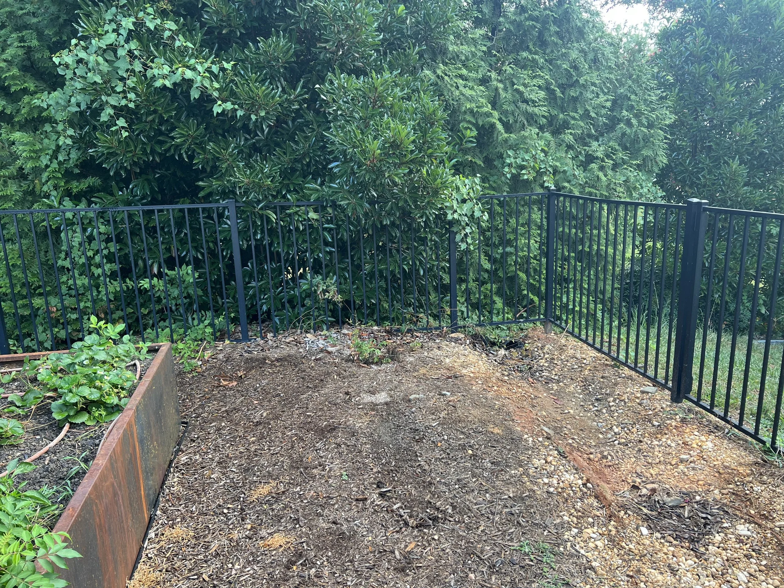 Here is an example of how to maximize space when it is limited. As well as hiding the pool filter.