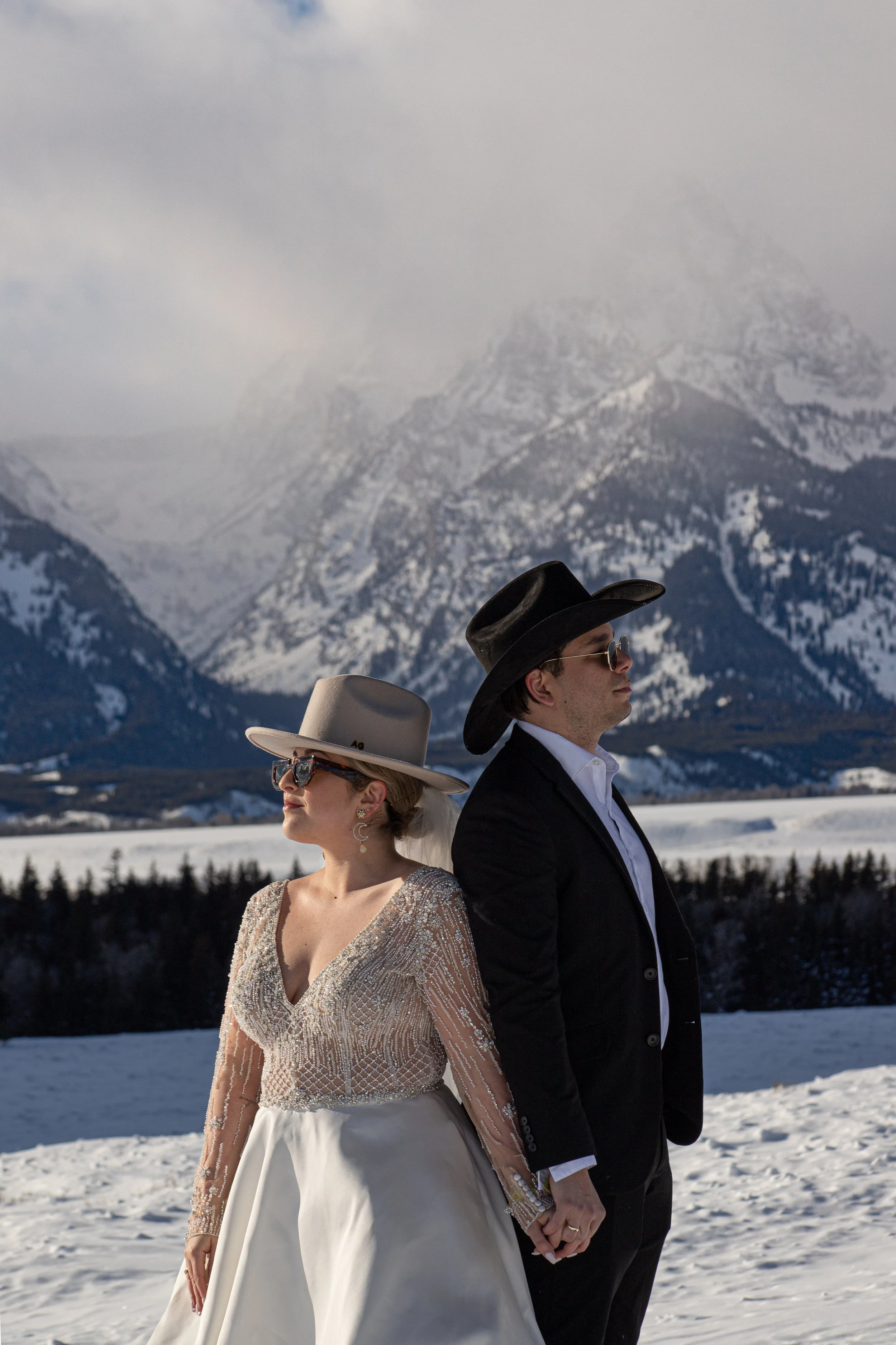 Glacier View Turnout Winter Bridals