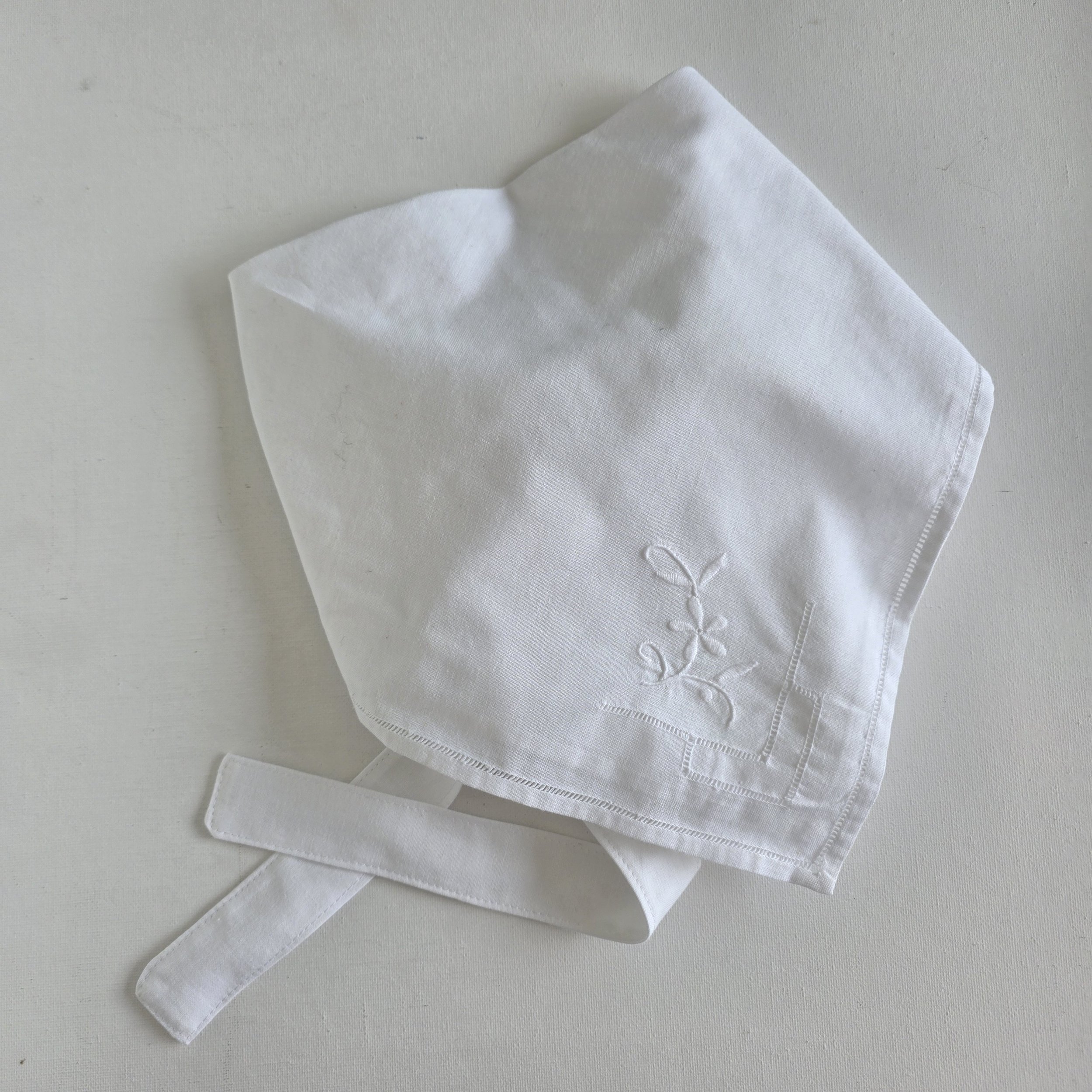 Vintage Linen Scarf #33 - OSFA