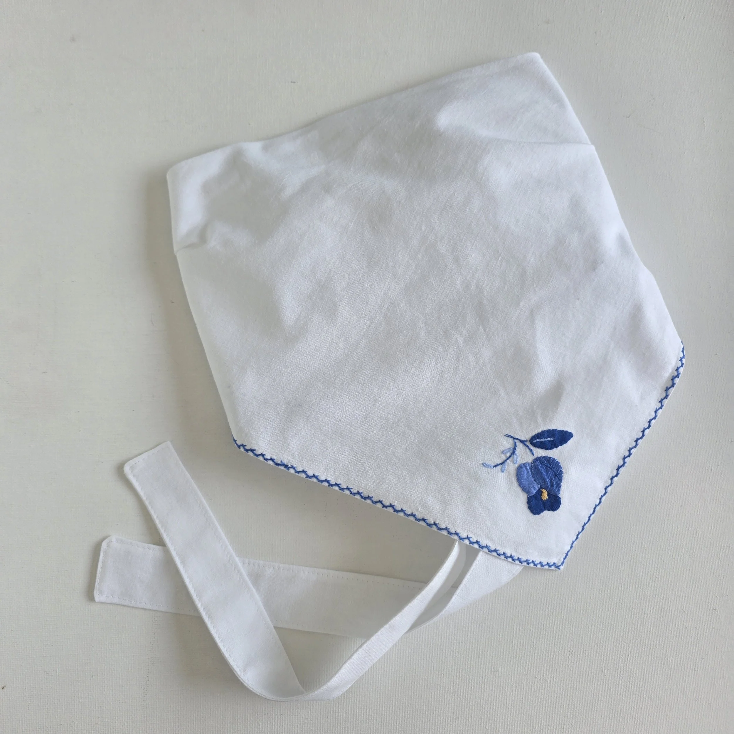 Vintage Linen Scarf #34 - OSFA