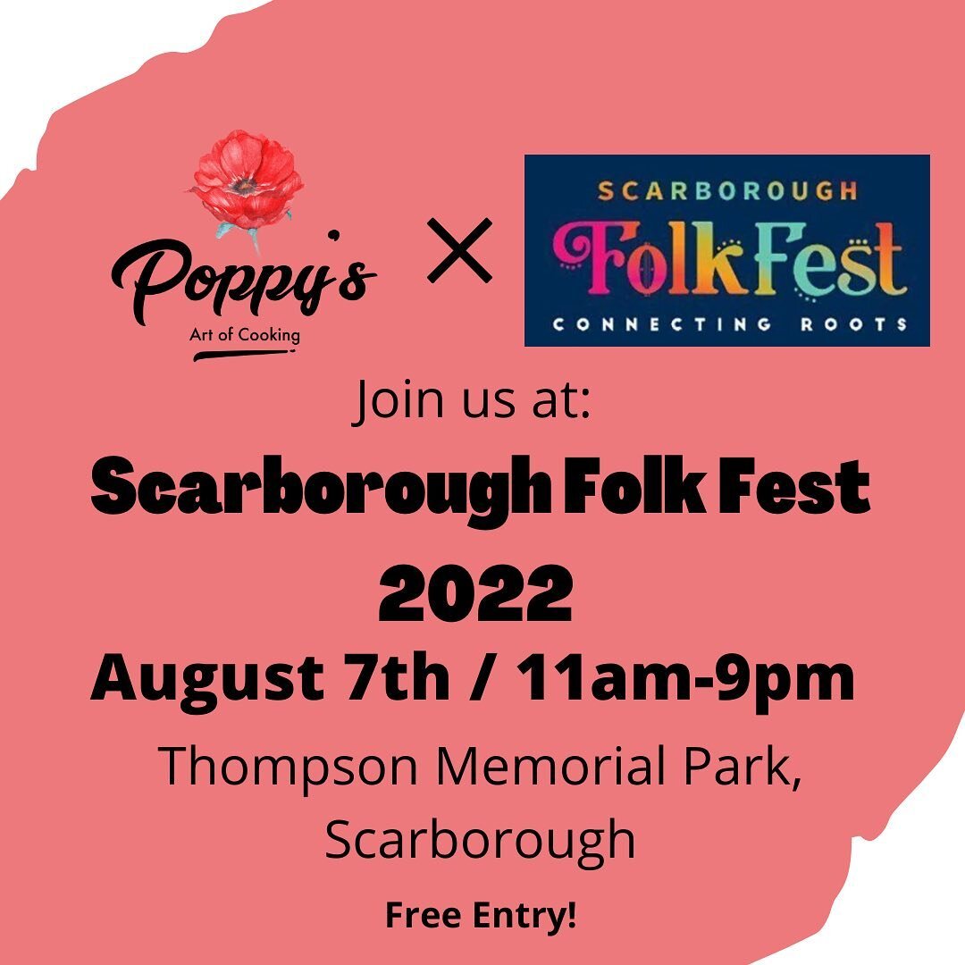 Summer season is also festival season, and we&rsquo;re so excited to be apart of another unique festival this weekend! Scarborough Folk Festival will be taking place this Sunday August 8th from 11AM - 9PM at Thompson Memorial Park! It is an Anti-Raci