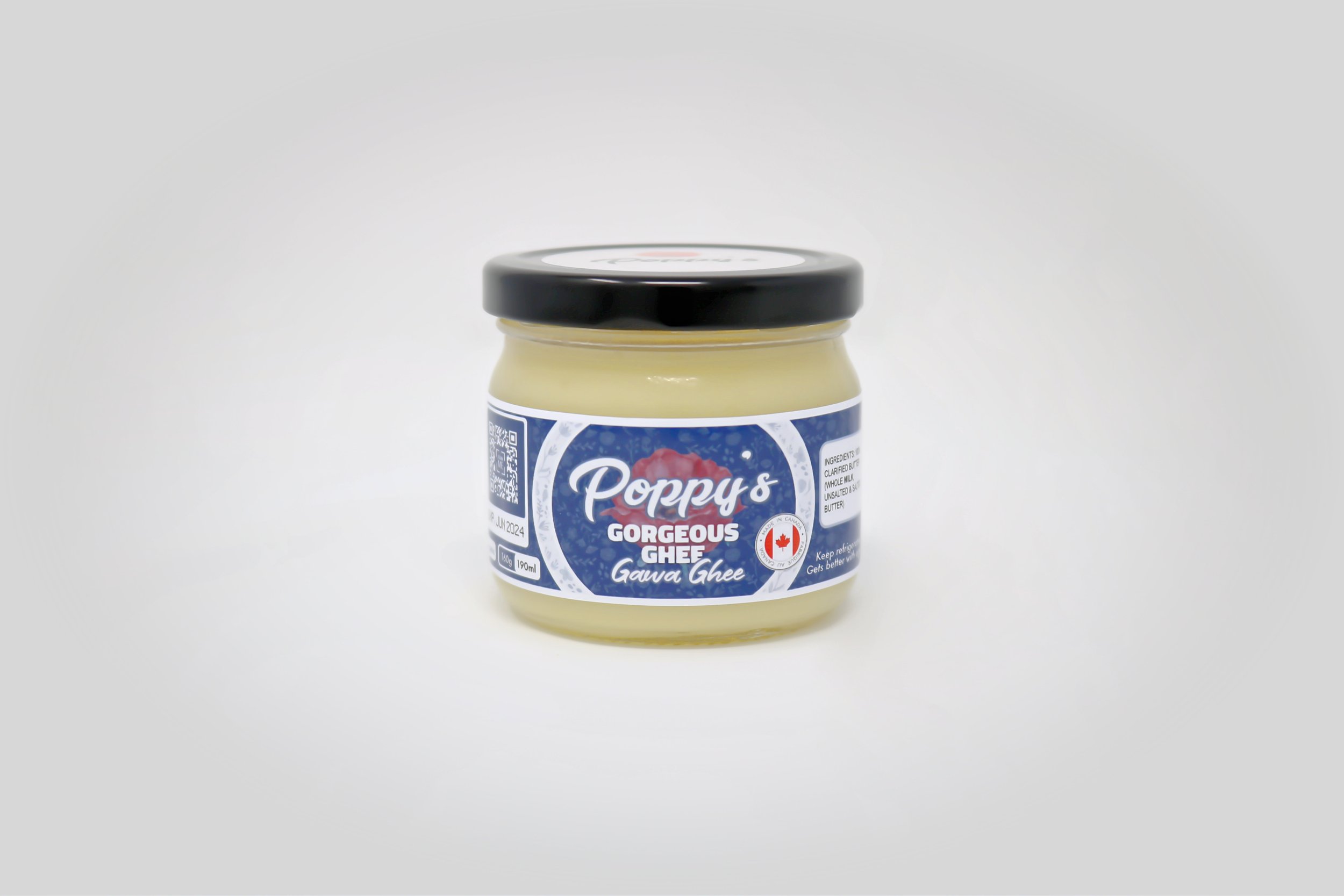 Gorgeous Ghee 190mL White Front.jpg