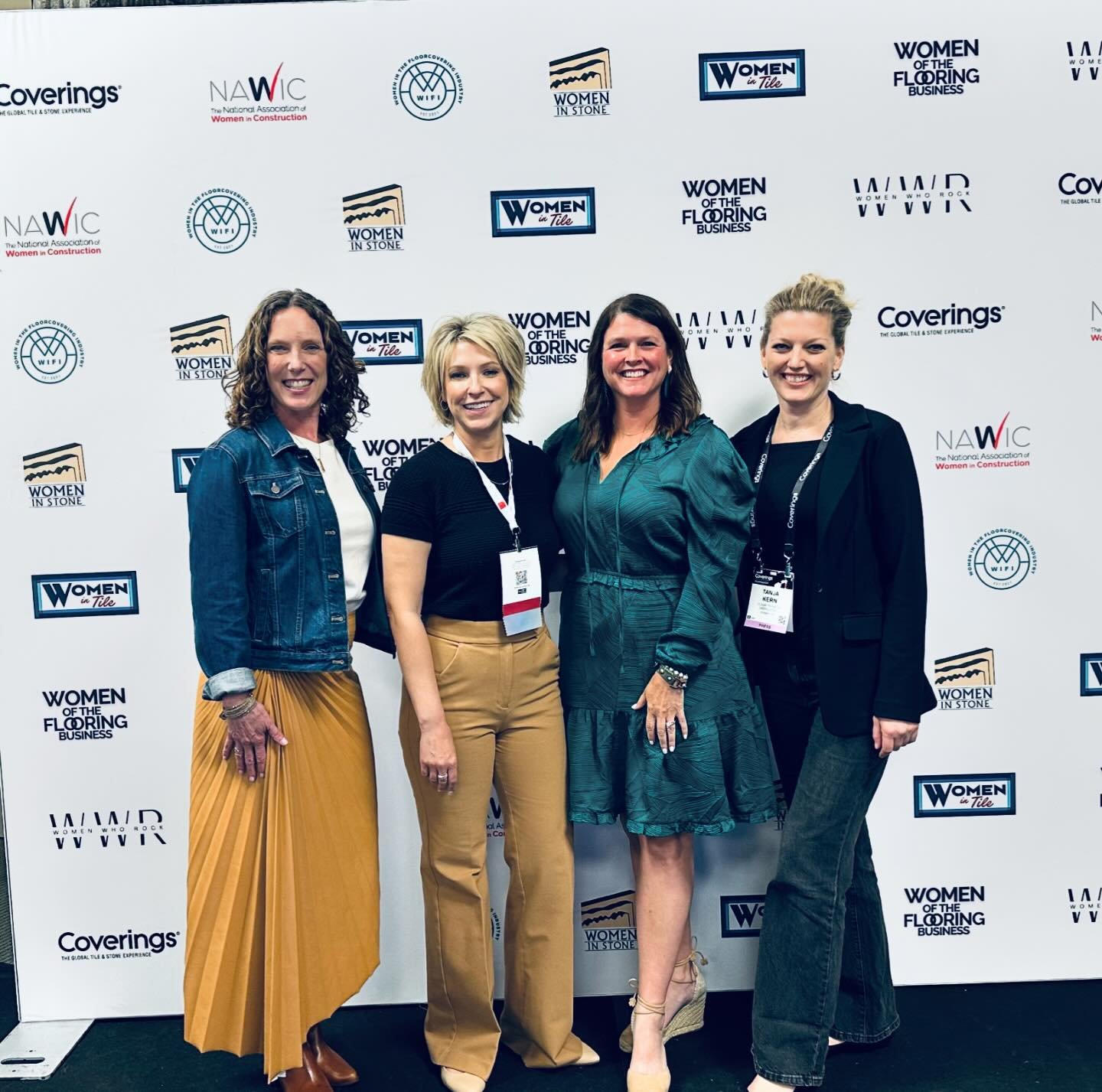 Thank you to our speakers for Her Story at @coveringsshow this week in ATL! 

Storytelling was the highlight of our networking event, including: 
Amy Rush-Imber from @floorcoveringweekly who transferred skills she honed as a professional ballerina: p