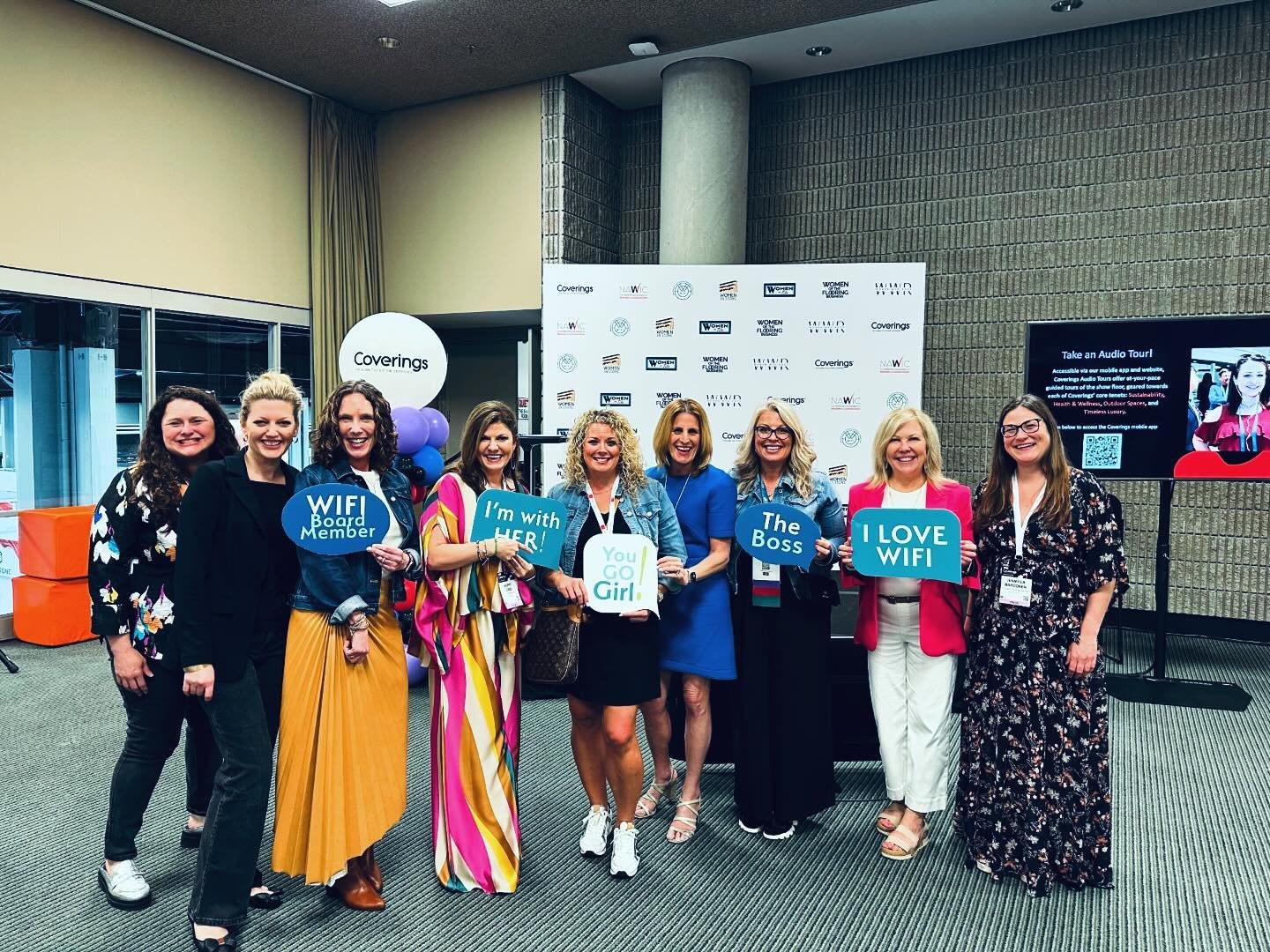 What do these ladies have in common? They are the backbone of WIFI! Thank you to our board members and volunteers for coming out to the WIFI event Her Story @coveringsshow this week!

l-r: Andrea Blackbourn @floor_covering_ind_foundation, Tanja Kern 