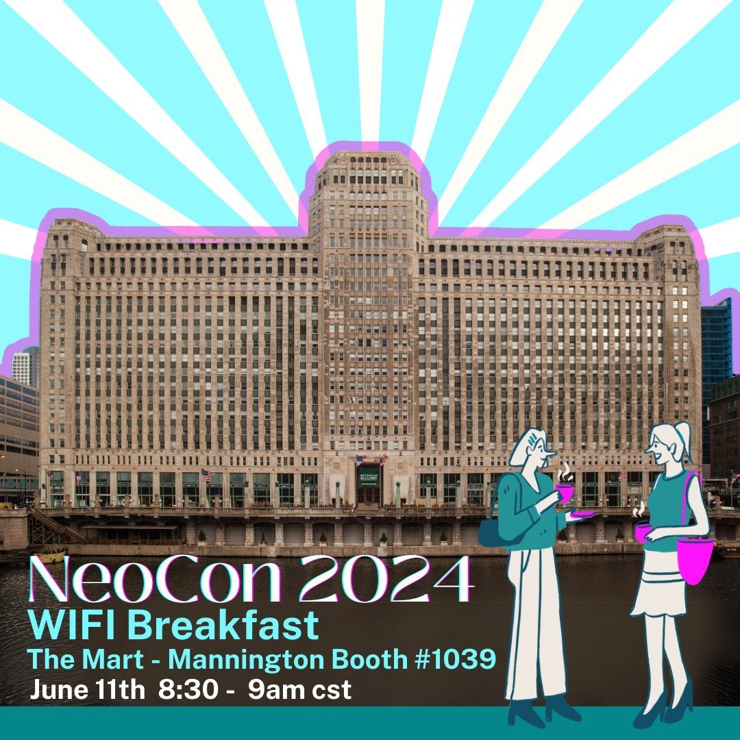 Join WIFI at NeoCon again this year! Learn about all things WIFI and hear from other women in flooring. Thanks to @mannington.commercial for hosting us in their newly designed showroom and providing breakfast!

June 11, 2024 from 8:30 &ndash; 9:00 a.
