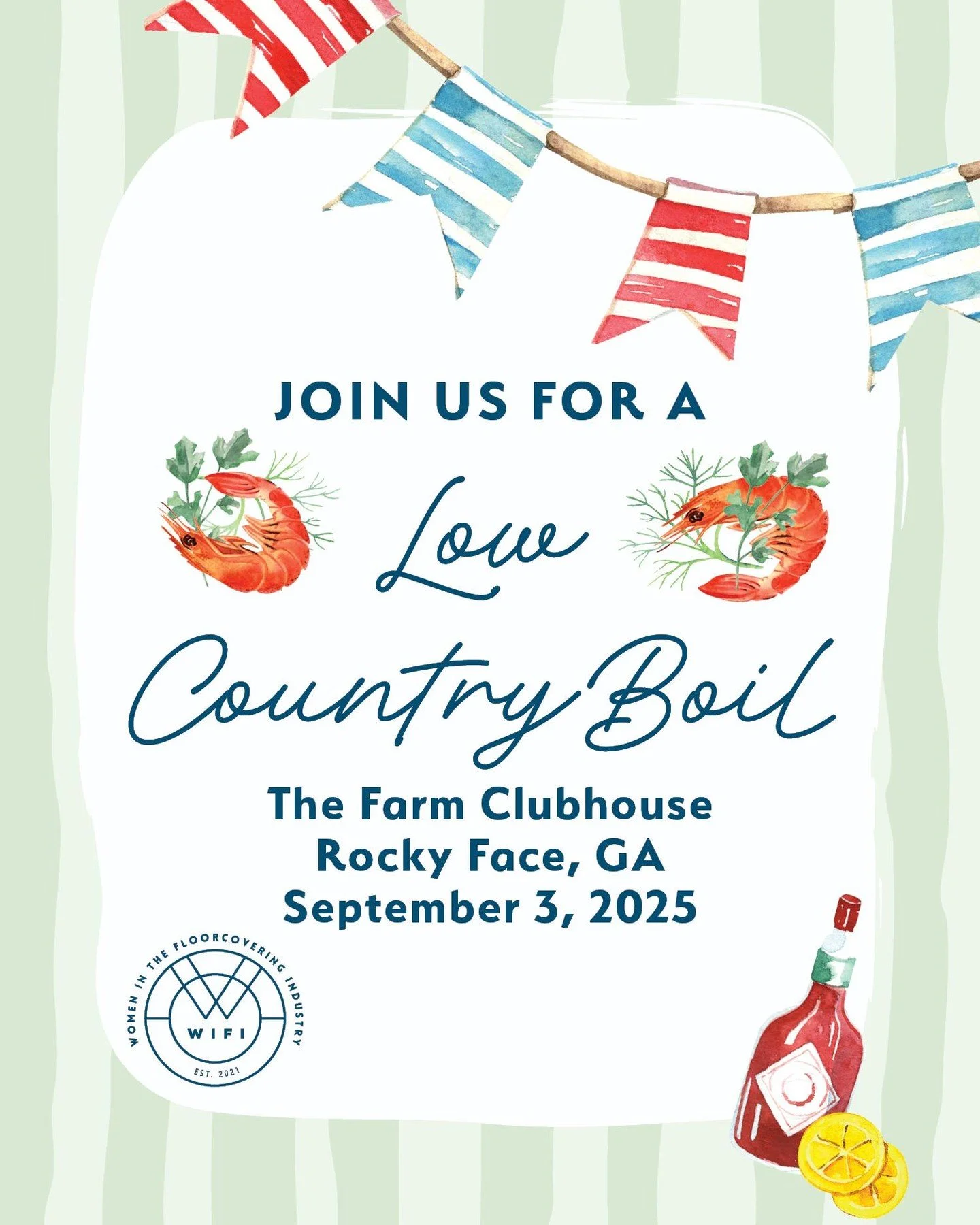 🍤Get ready, friends &mdash; our Low Country Boil Fundraiser is almost here! 

📅 September 3, 2025 at 5:30pm
📍 The Farm Clubhouse, Rocky Face, GA

Hosted by Friends of WIFI, this event is your chance to enjoy great food, meaningful networking, and 