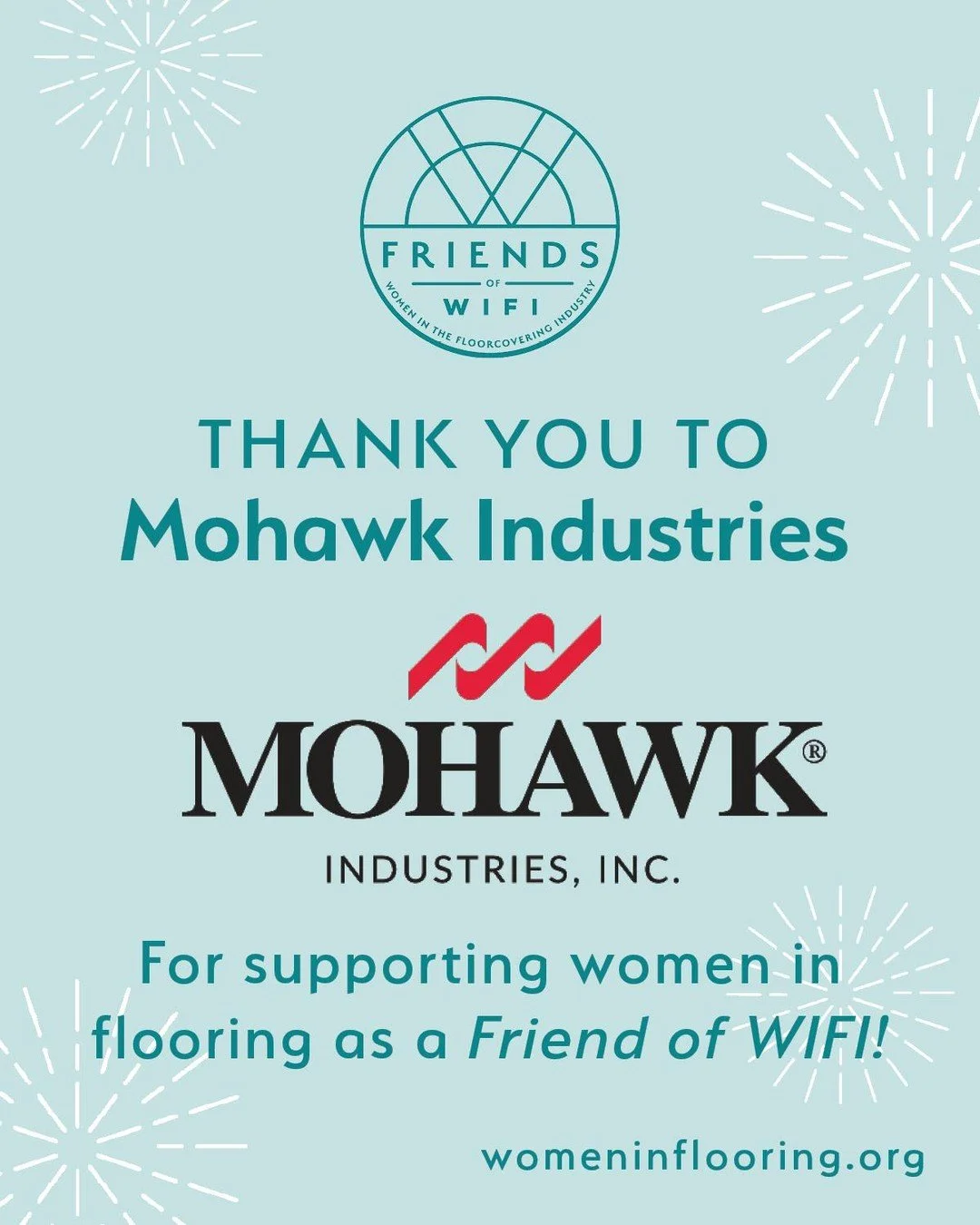 ⭐ When leaders step up, real impact follows. We&rsquo;re grateful for @mohawkflooring and their continued commitment to supporting women across the flooring industry!

Because of your commitment, WIFI is able to develop future leaders and create mean