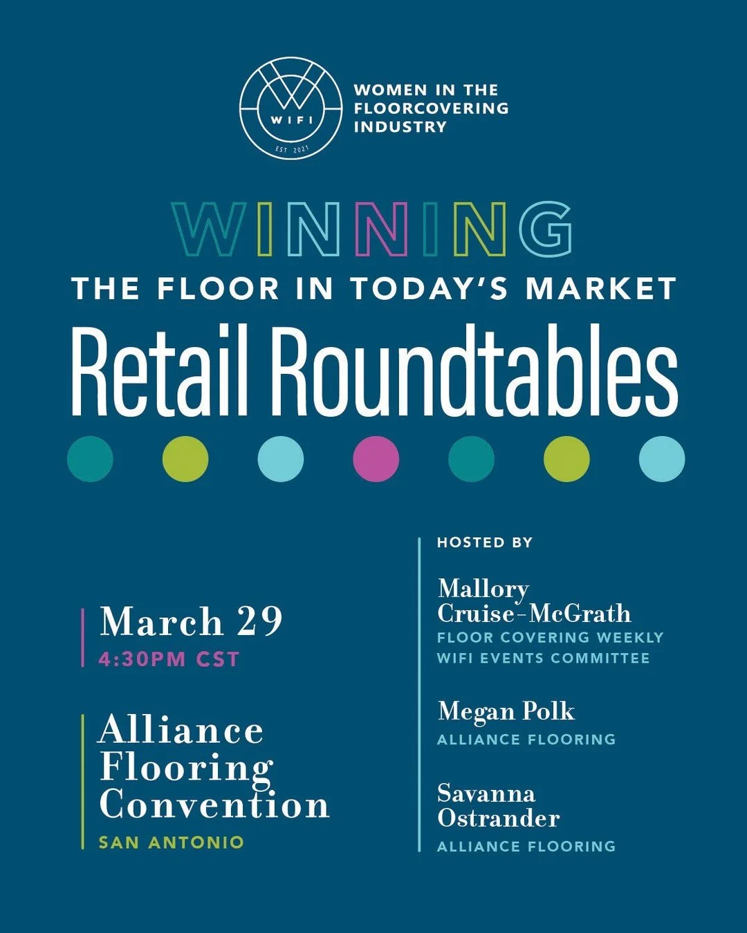 Retail is shifting. Customer expectations are evolving. Traffic patterns look different than they did even a year ago.

So&hellip; what&rsquo;s actually working right now?

Join WIFI + Alliance Flooring for Winning the Floor in Today&rsquo;s Market: 