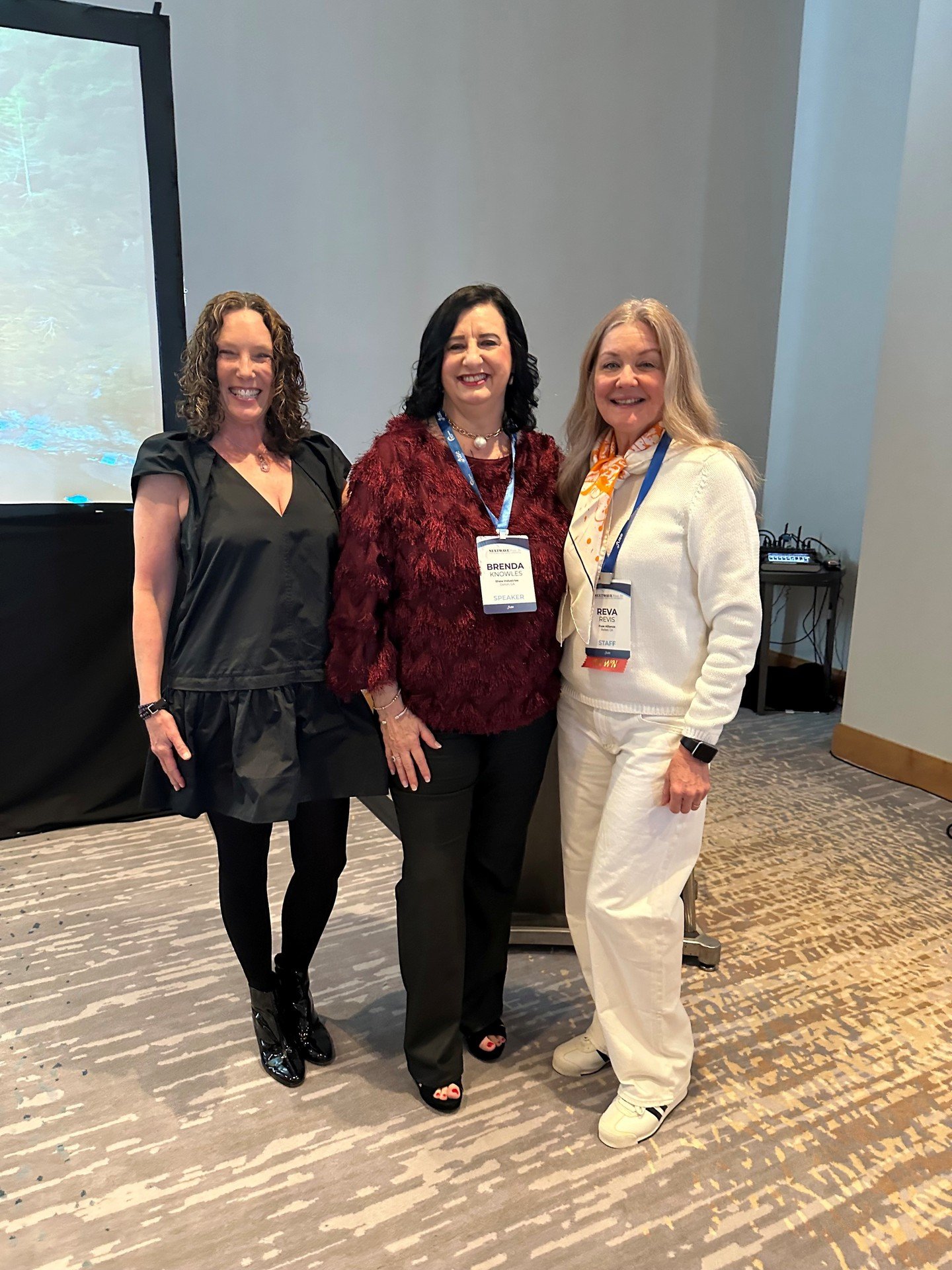 What an inspiring morning at the Fuse Alliance Member Meeting! ✨

WIFI board members Amy Rush-Imber, Publisher and Editor in Chief, @floorcoveringweekly; Brenda Knowles, Vice President of Customer Experience, @shaw_industries; and Reva Revis, Vice Pr