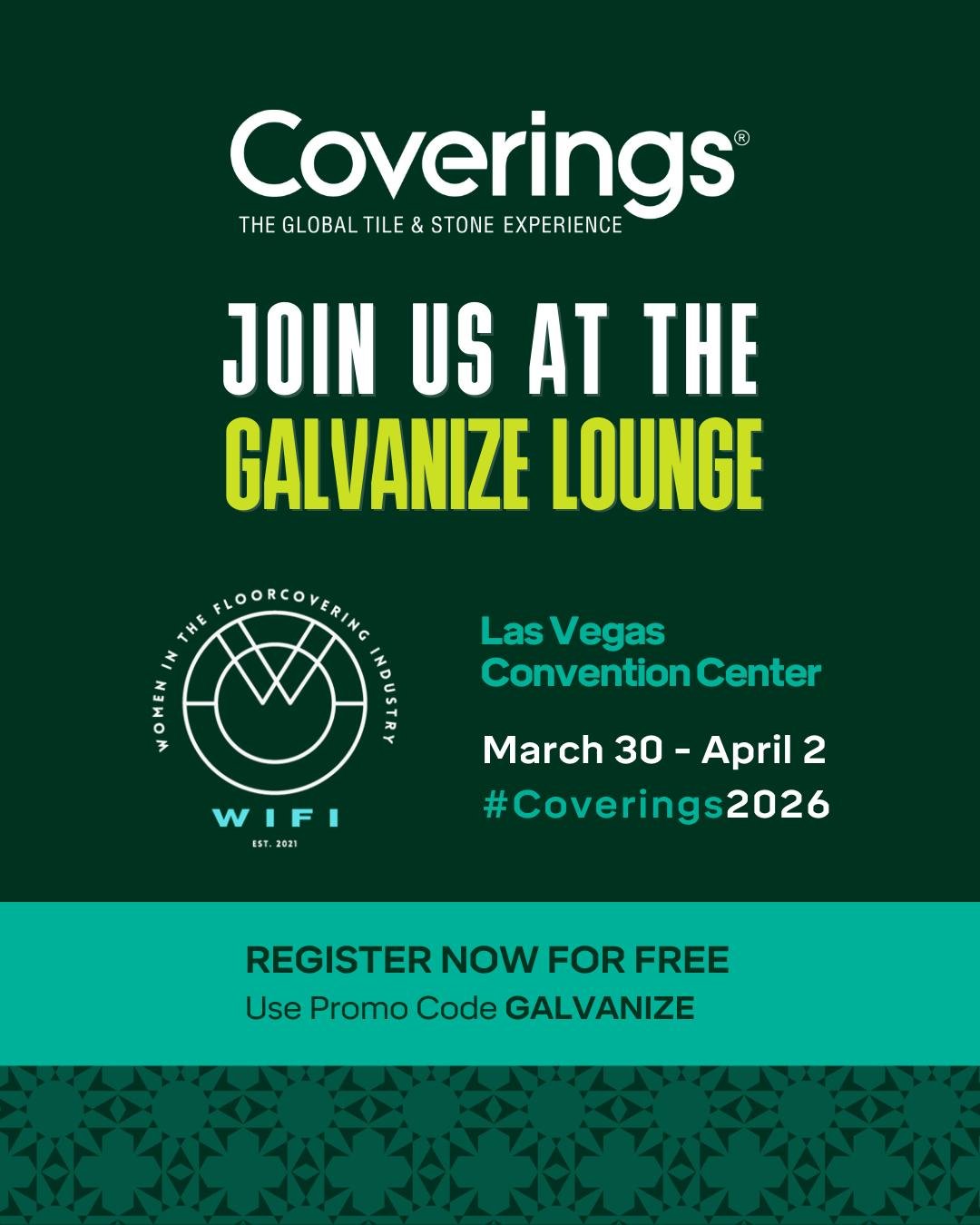 ✨ Ready to make meaningful connections?

Join us for a speed networking lunch at Coverings, hosted by Women In the Floorcovering Industry (WIFI), @womeninstone and Women in Tile. This interactive event is designed to spark meaningful conversations an