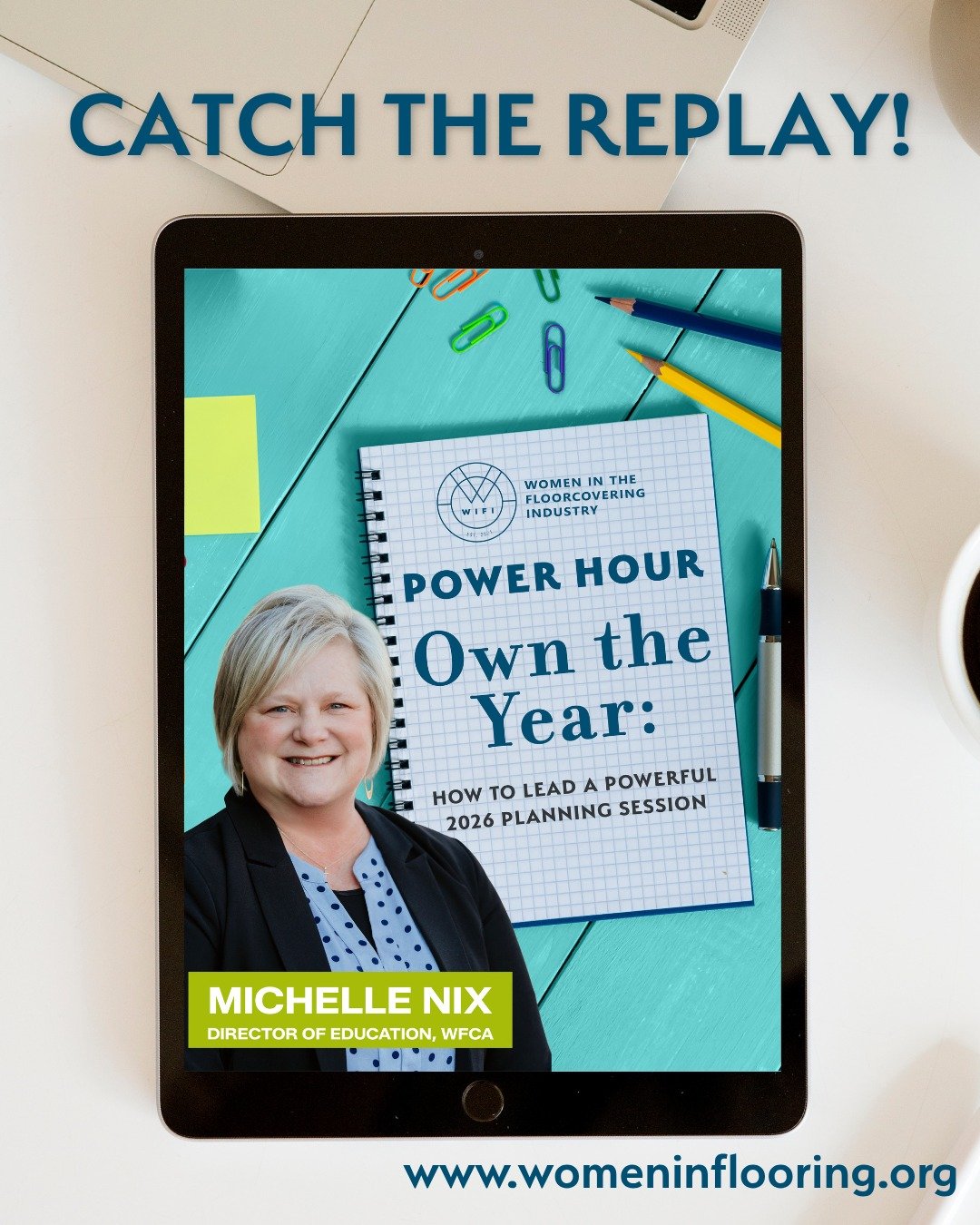 Ready to own your year? 💥

Our latest Power Hour with Michelle Nix, Director of Education at the @worldfloorcoveringassociation (WFCA) was packed with practical strategies and powerful mindset shifts to help you lead 2026 with clarity and purpose.

